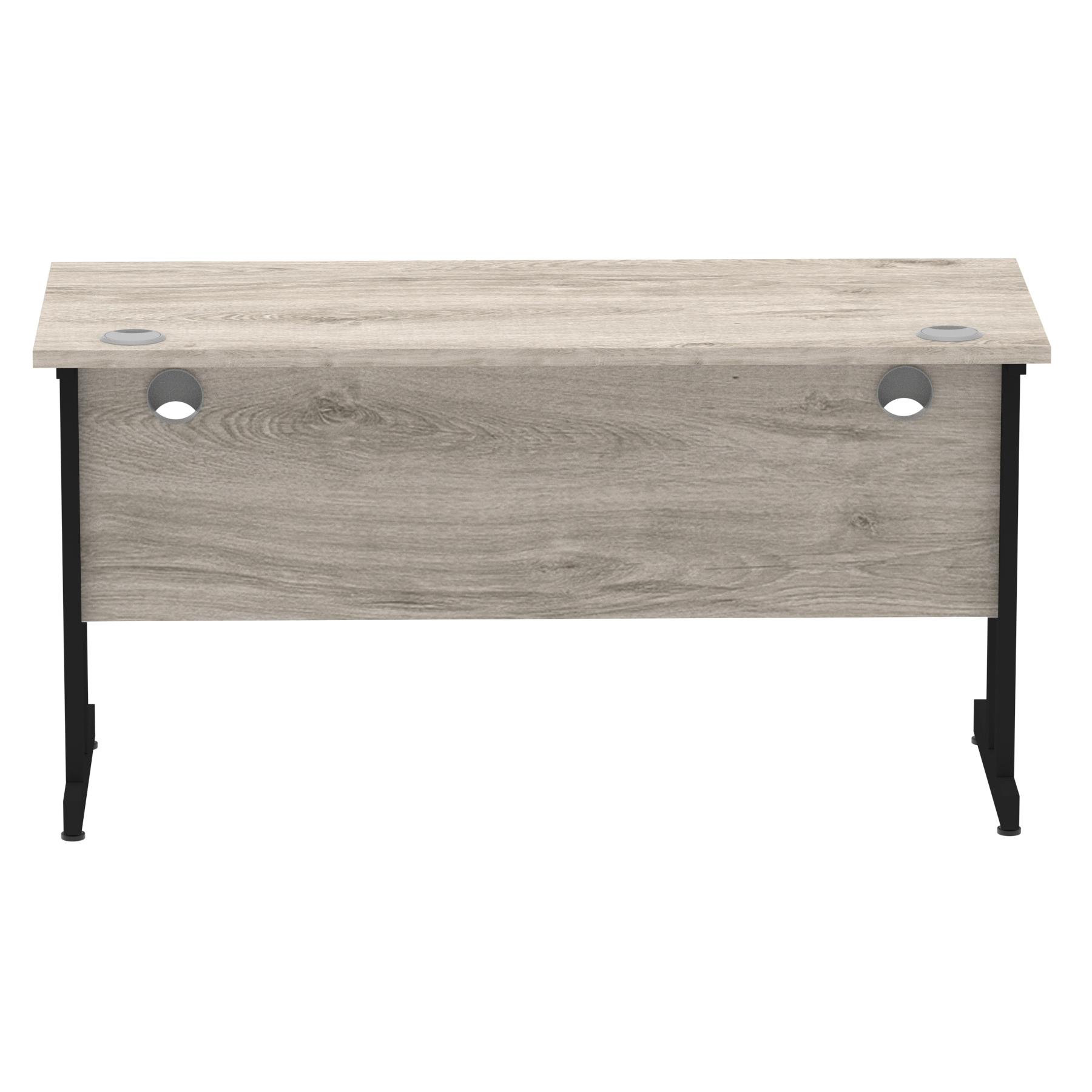 Grey Oak / Black Frame