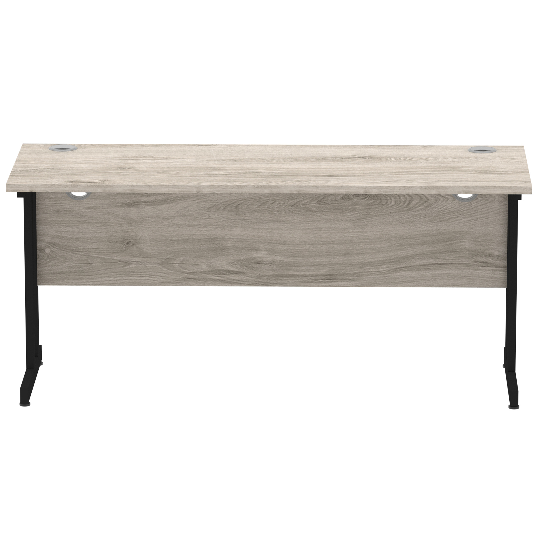 Grey Oak / Black Frame