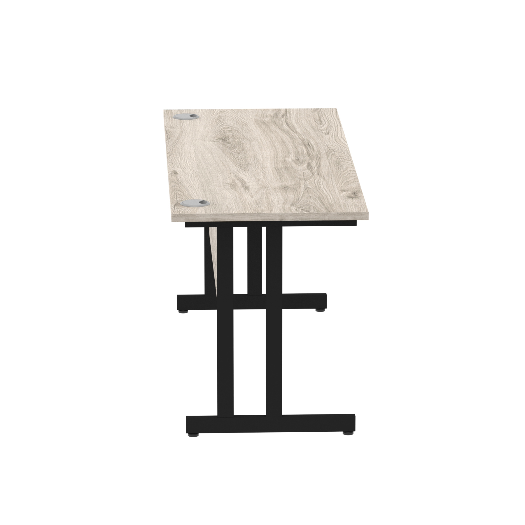 Grey Oak / Black Frame