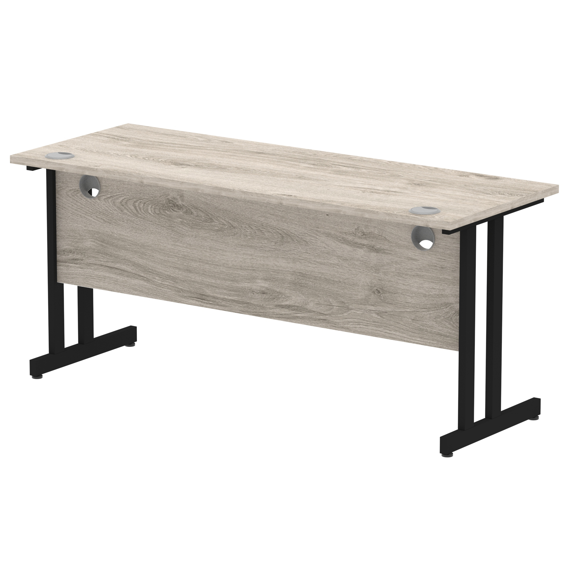 Grey Oak / Black Frame