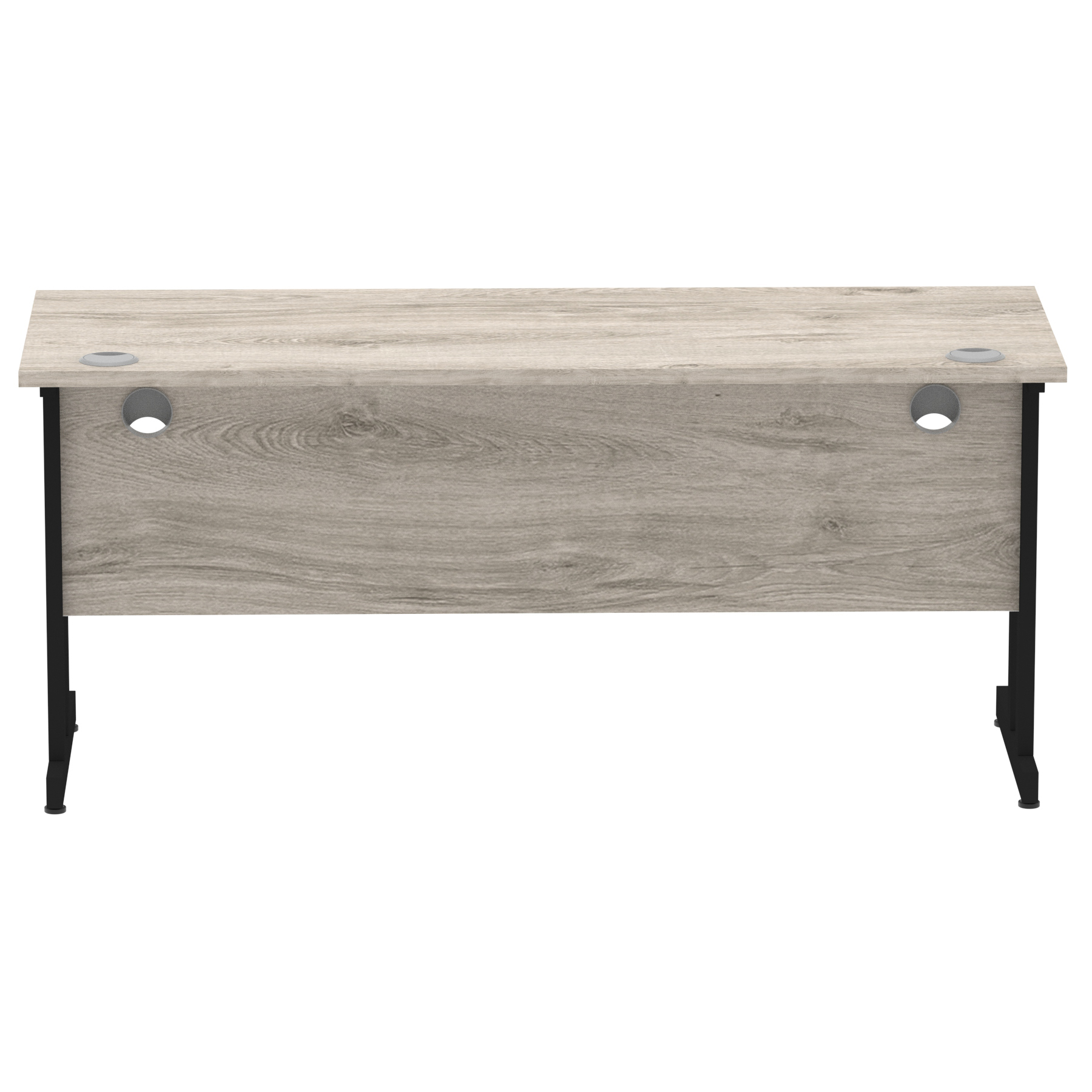 Grey Oak / Black Frame