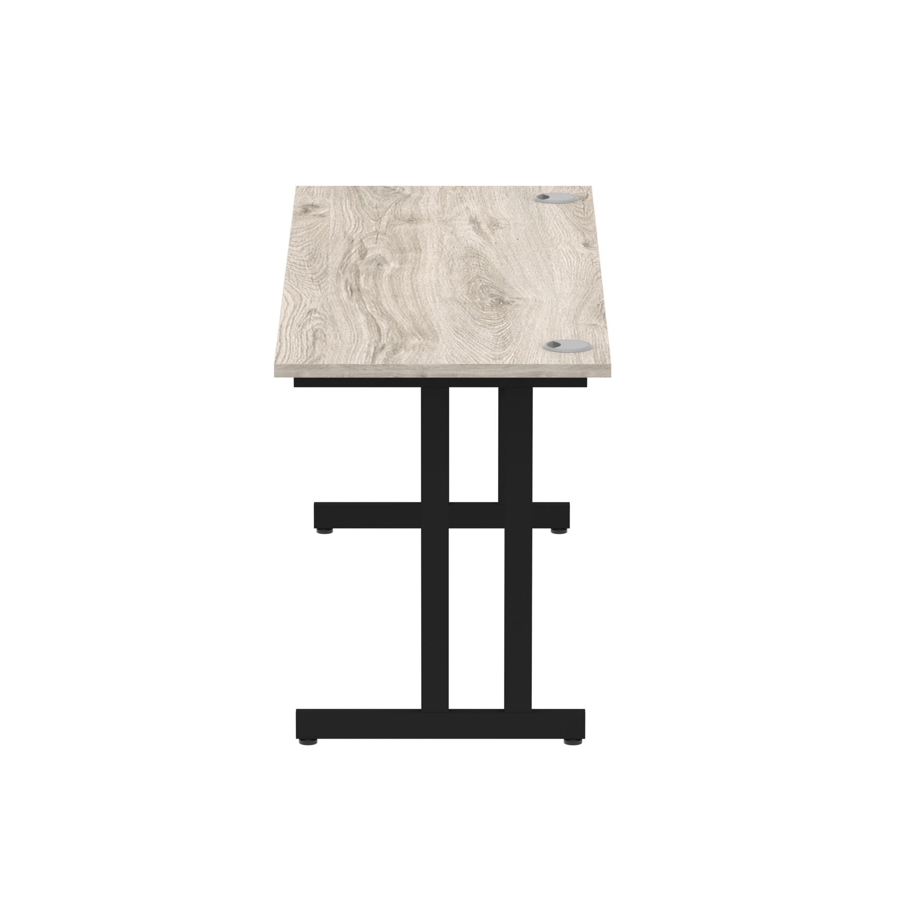 Grey Oak / Black Frame