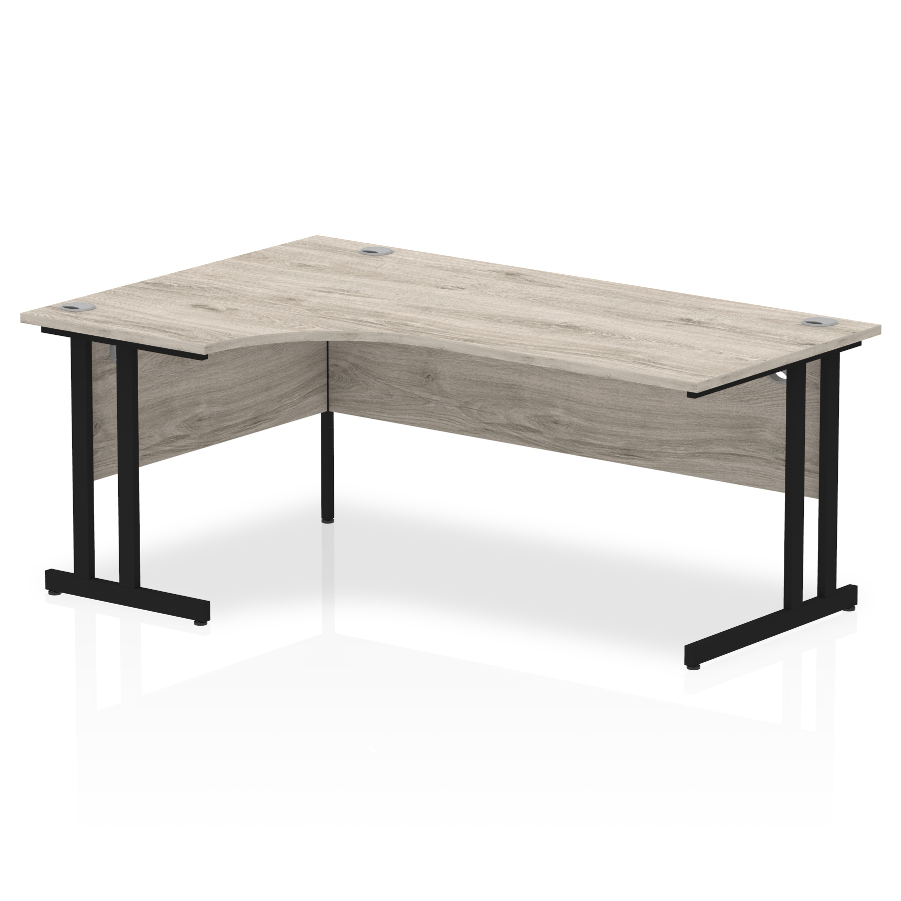 Grey Oak / Black Frame