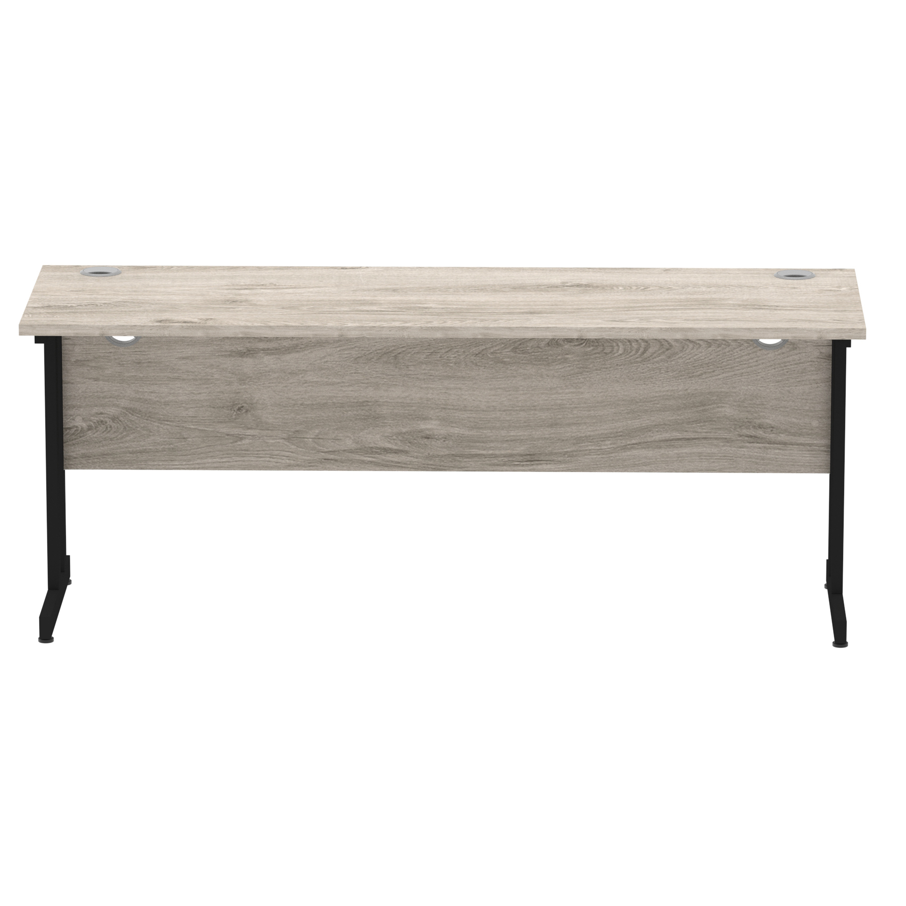 Grey Oak / Black Frame