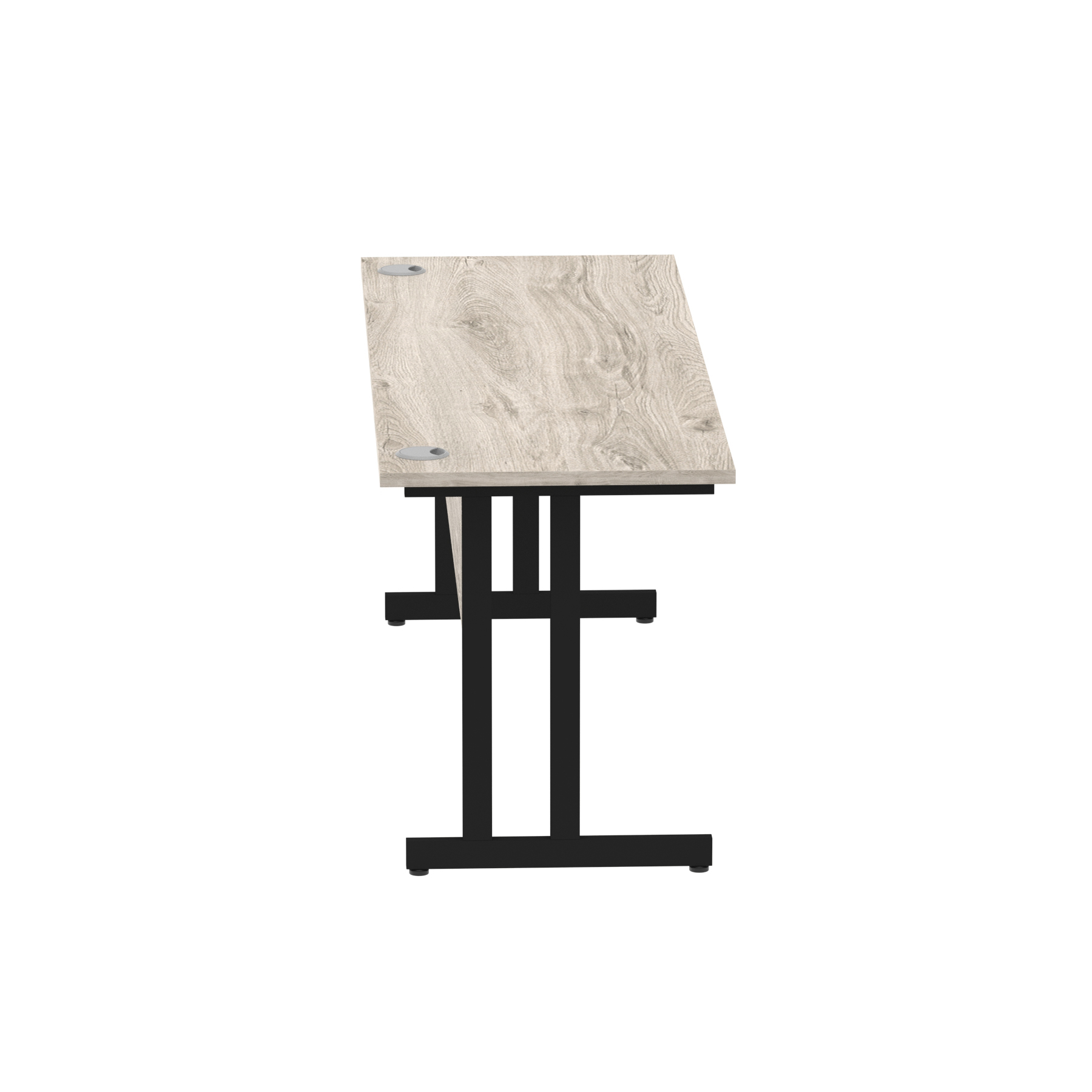 Grey Oak / Black Frame