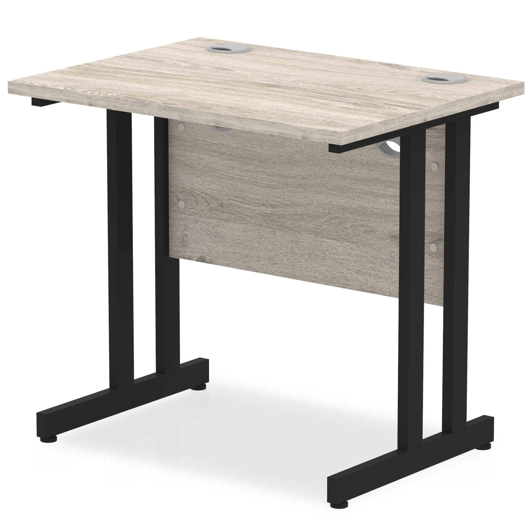 Grey Oak / Black Frame
