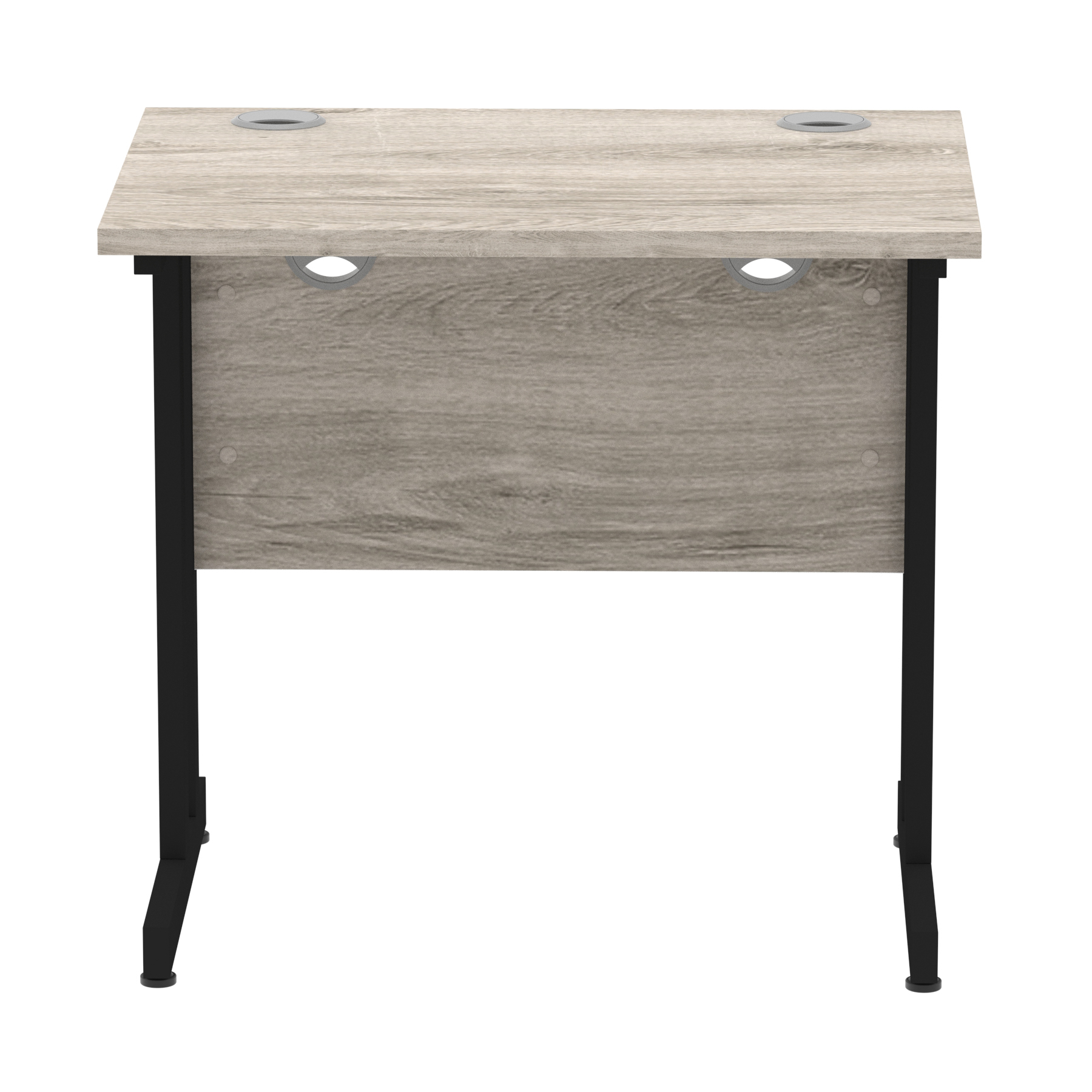 Grey Oak / Black Frame