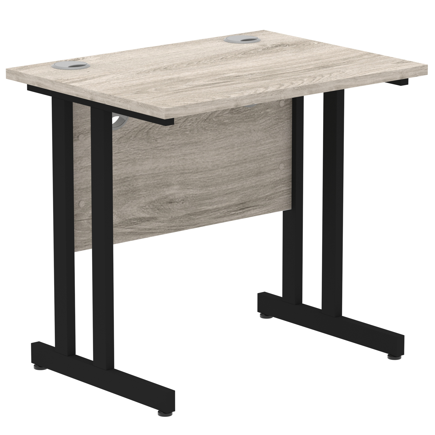 Grey Oak / Black Frame