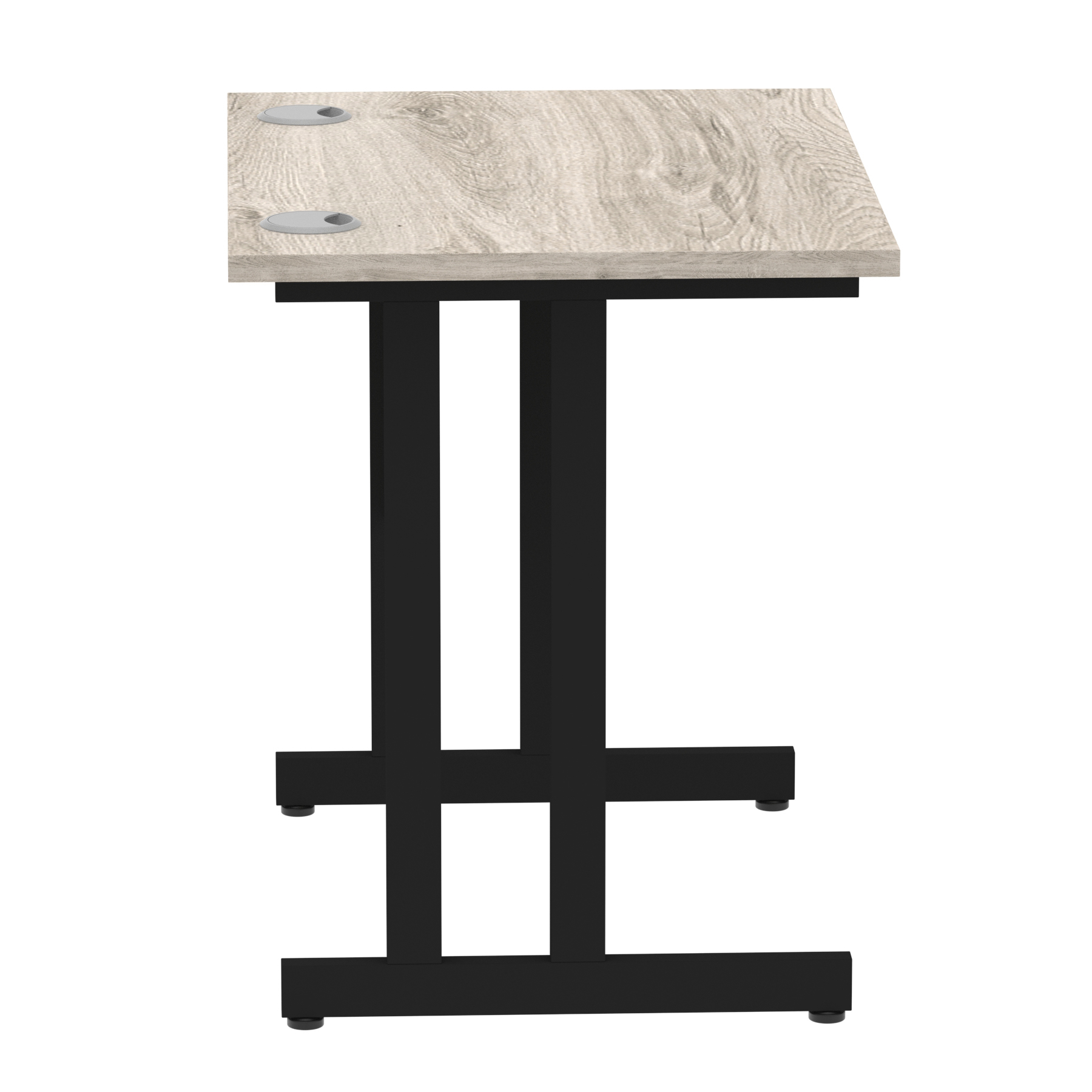 Grey Oak / Black Frame