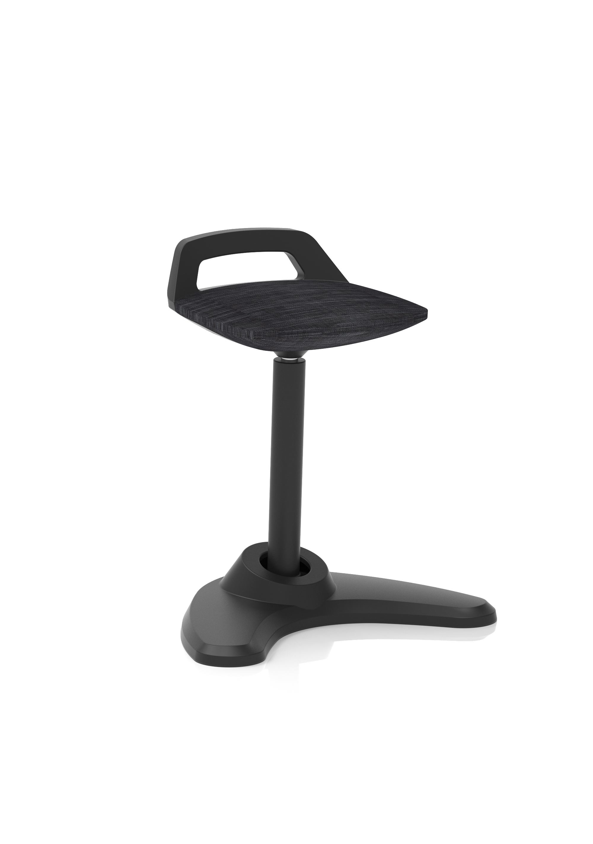 Spry Task Operator Stool — Black