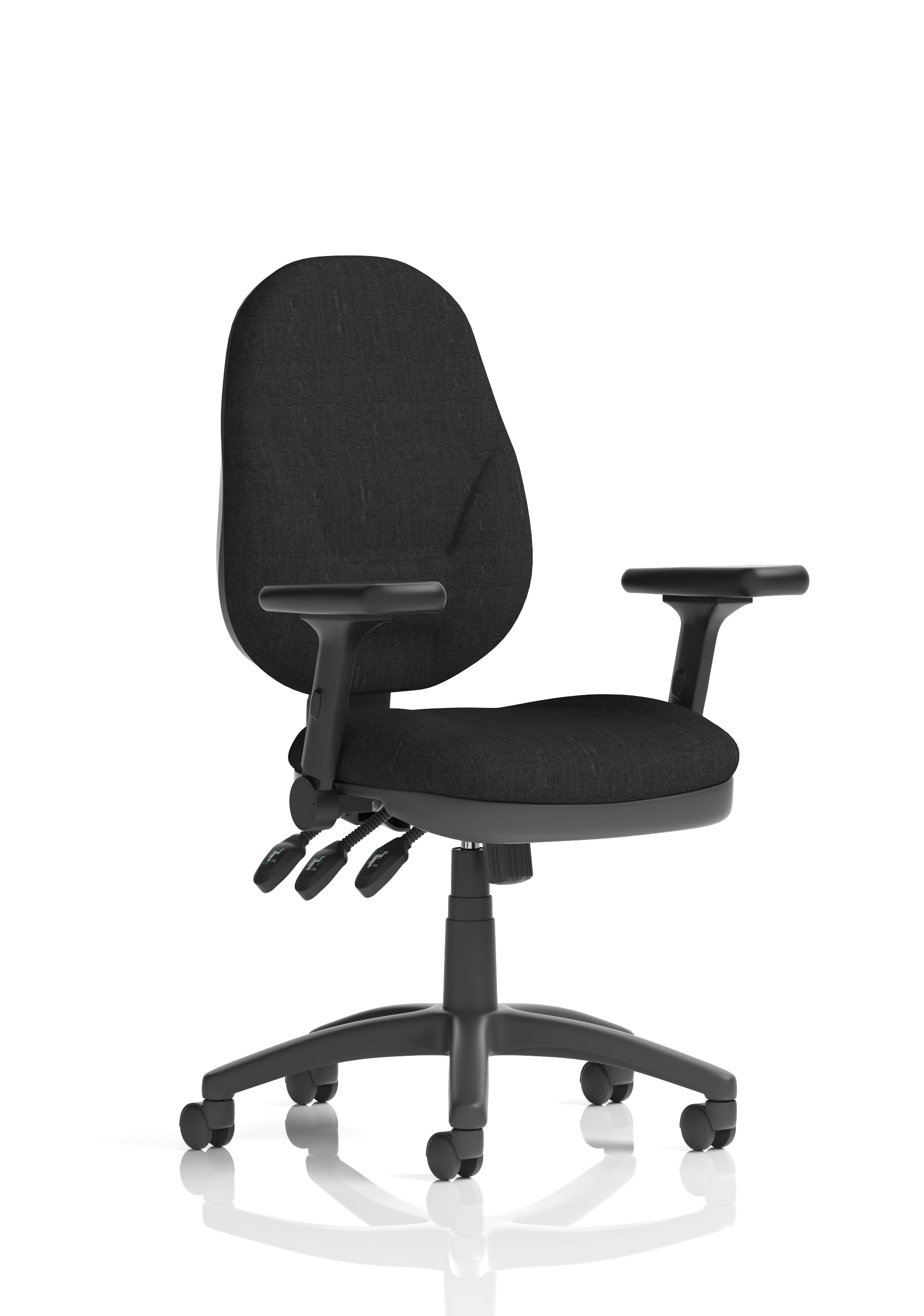 Eclipse Plus XL High Back Task Operator Office Chair — Black