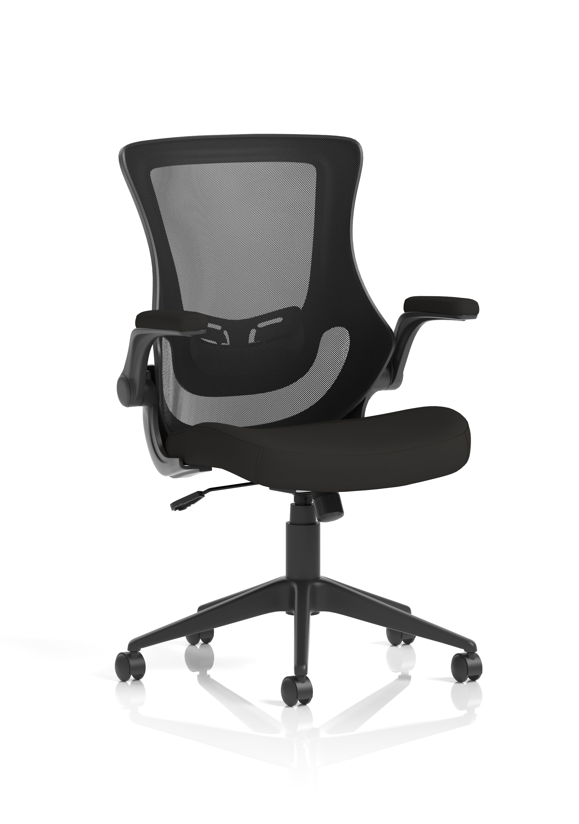 Orbit Black Mesh Back Chair — Black