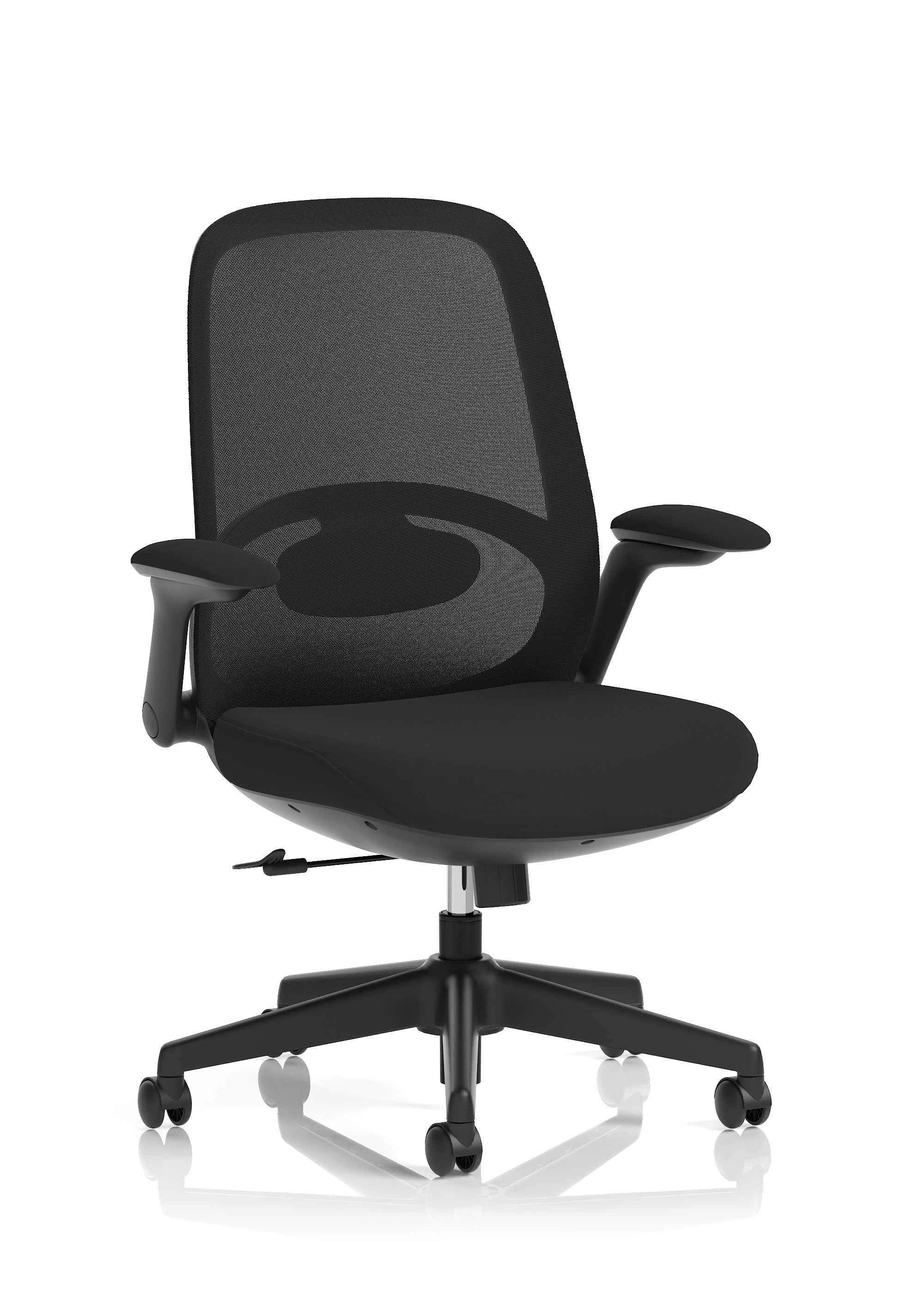 Crew 2 Task Operator Mesh Back Chair — Black