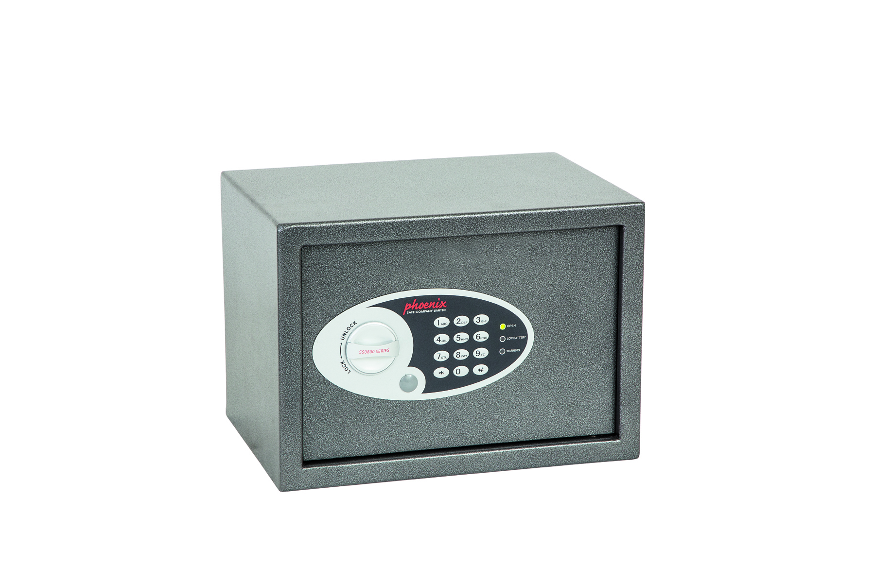Phoenix Dione Hotel Security Safe — Graphite Grey