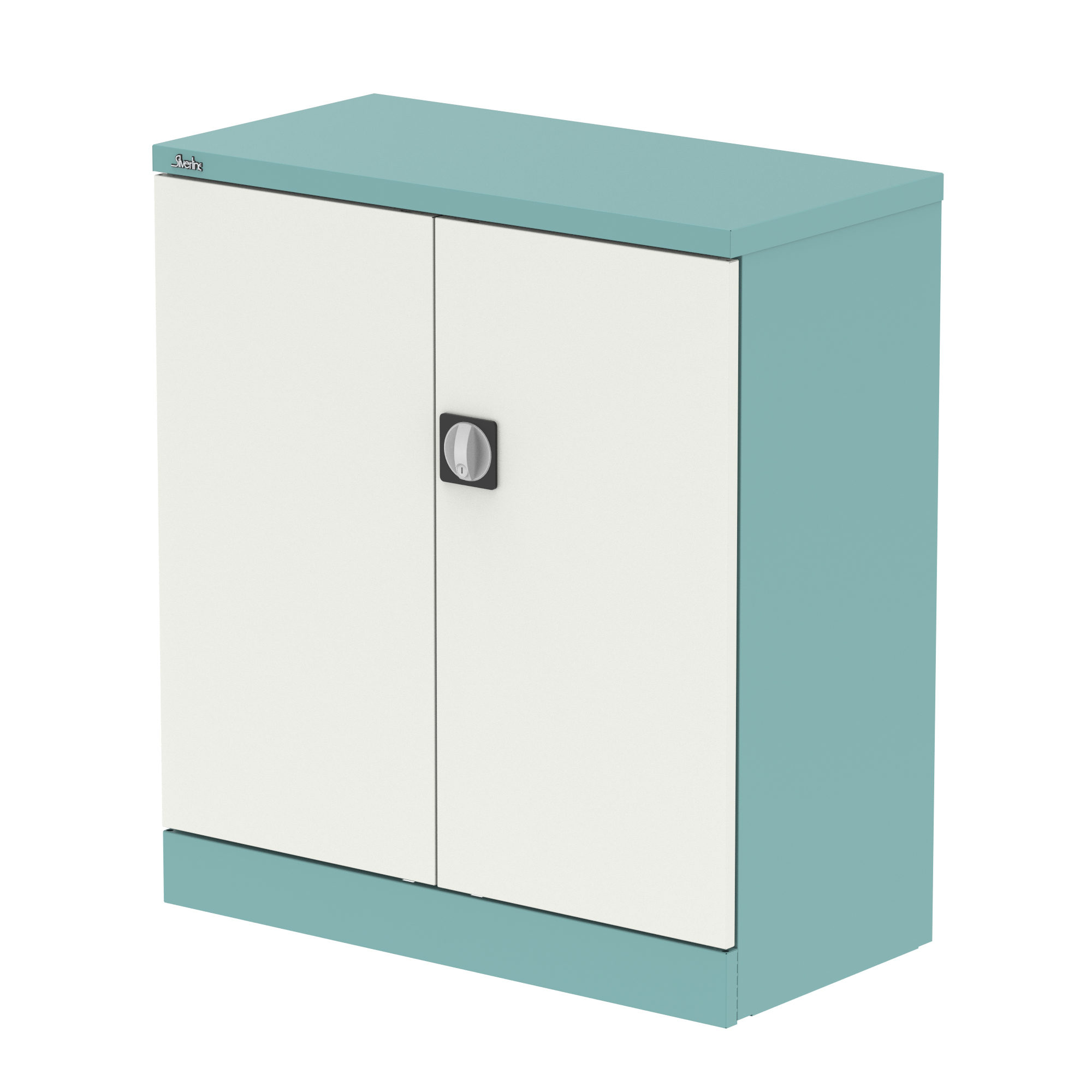 Pastel Turquoise & Satin White