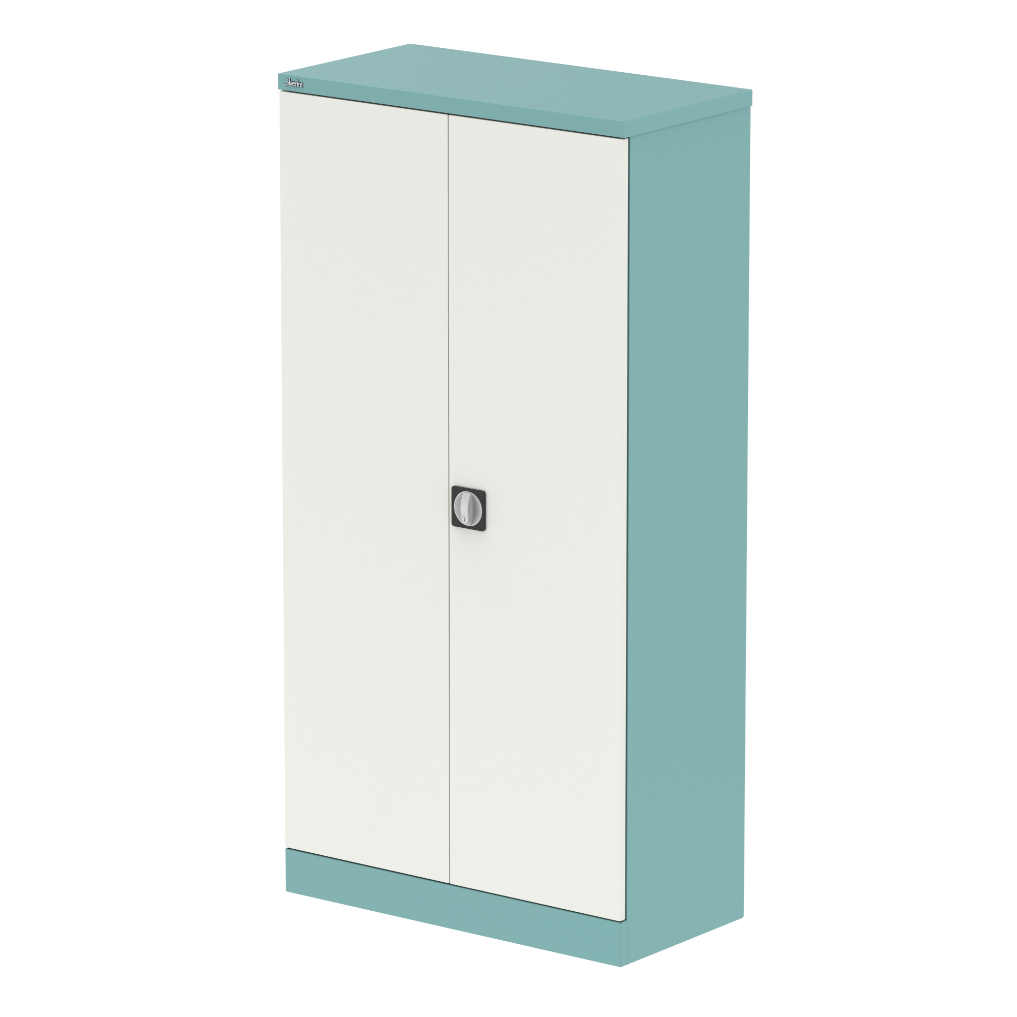 Pastel Turquoise & Satin White