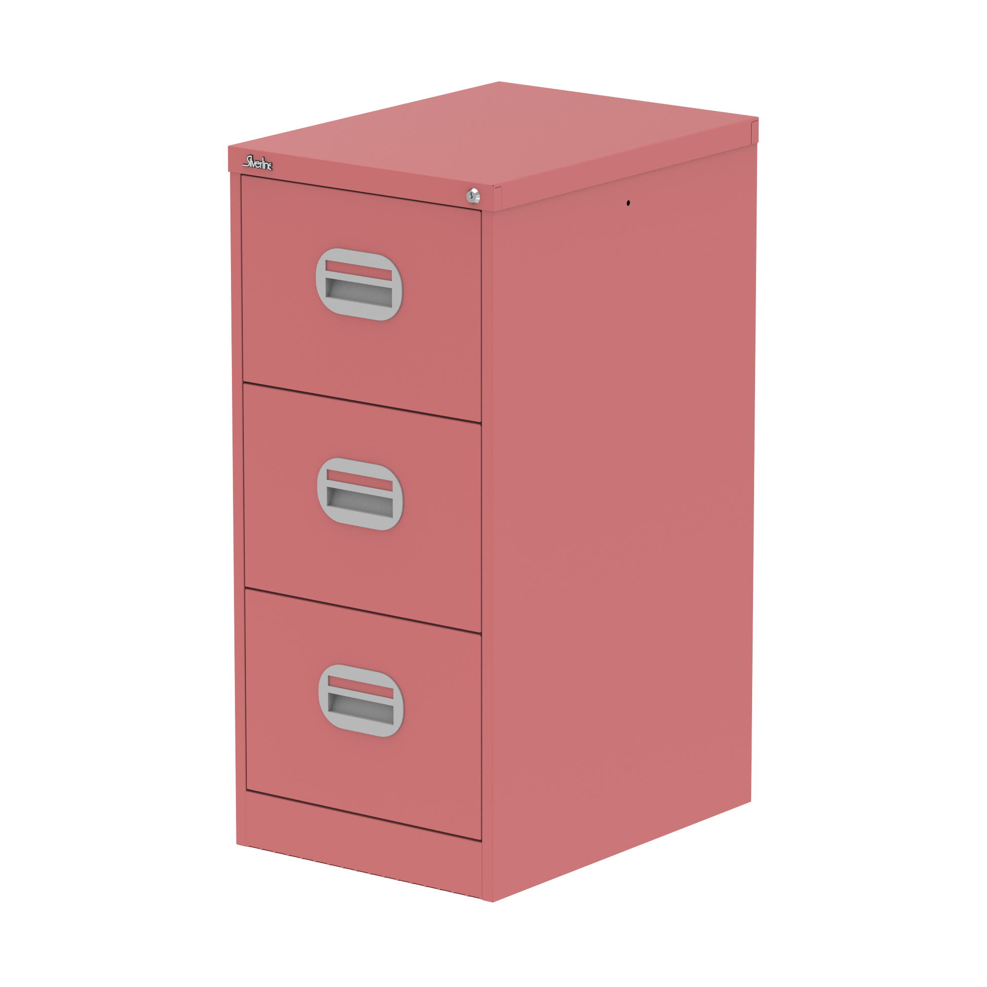 Qube Filing Cabinet — Antique Pink