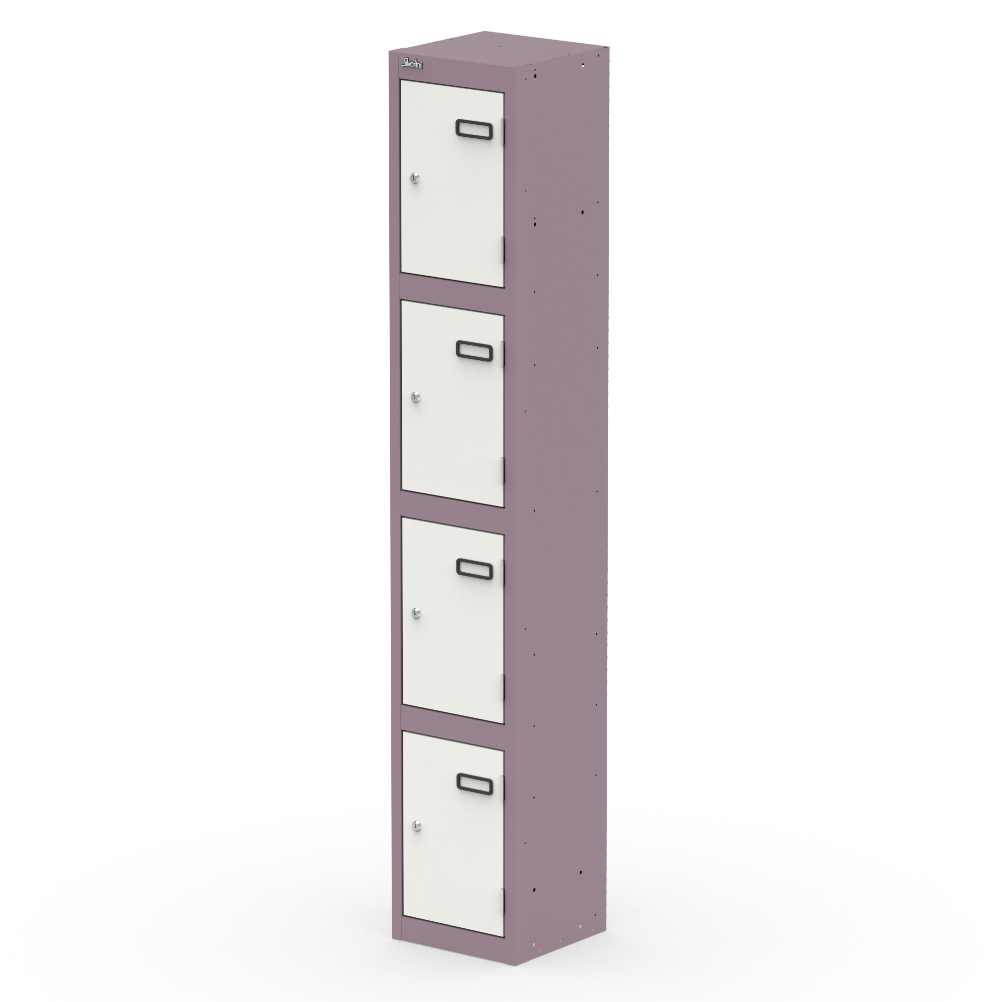 Pastel Violet & Satin White