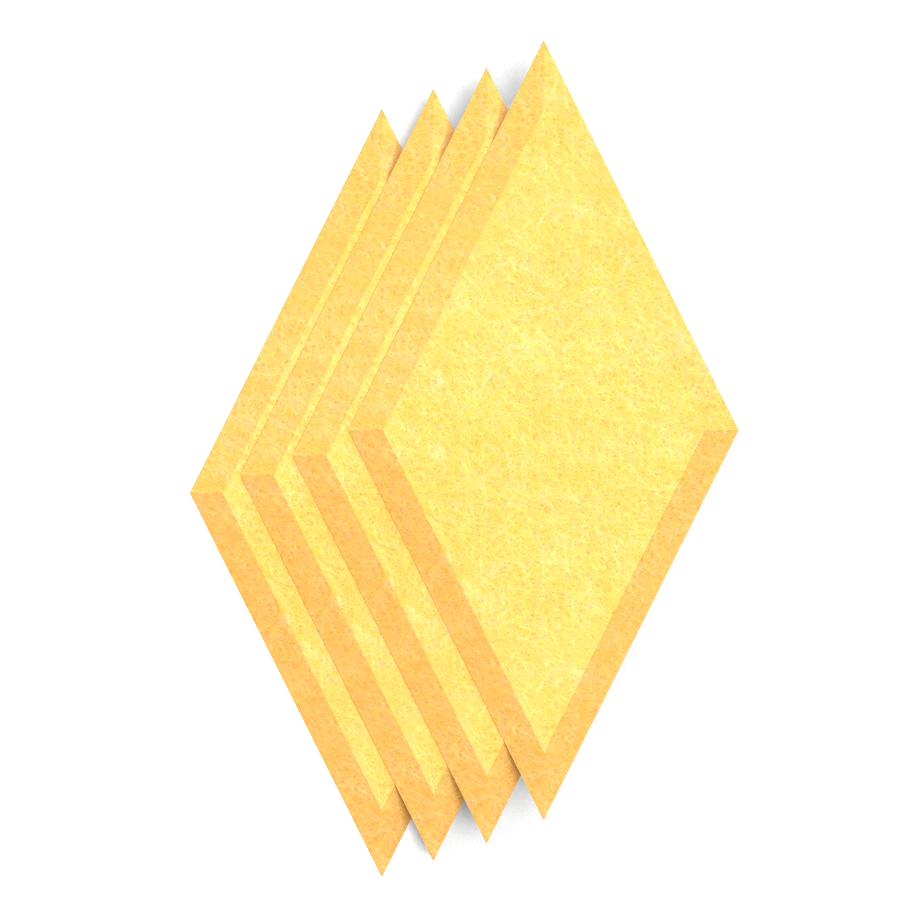 Sch! Acoustic Wall Tile (Set of 4) — Buttercup Yellow