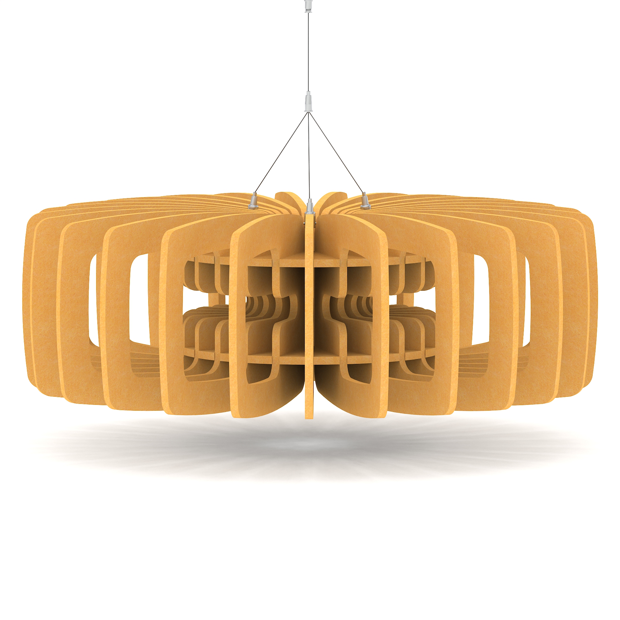 Sch! Acoustic Ceiling Baffles - Shade - Type C — Buttercup Yellow