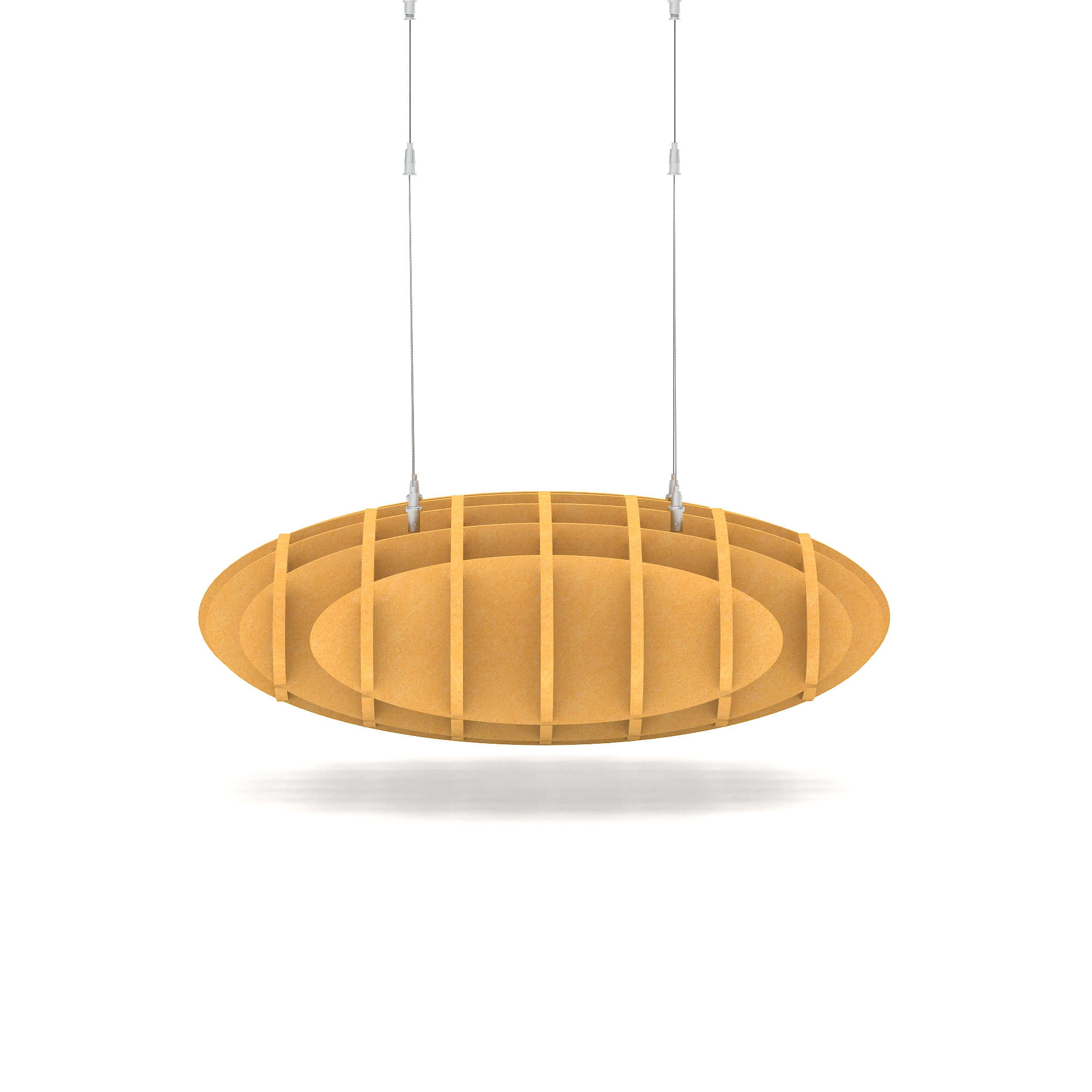 Sch! Acoustic Ceiling Baffles - Hatch - Type D — Buttercup Yellow