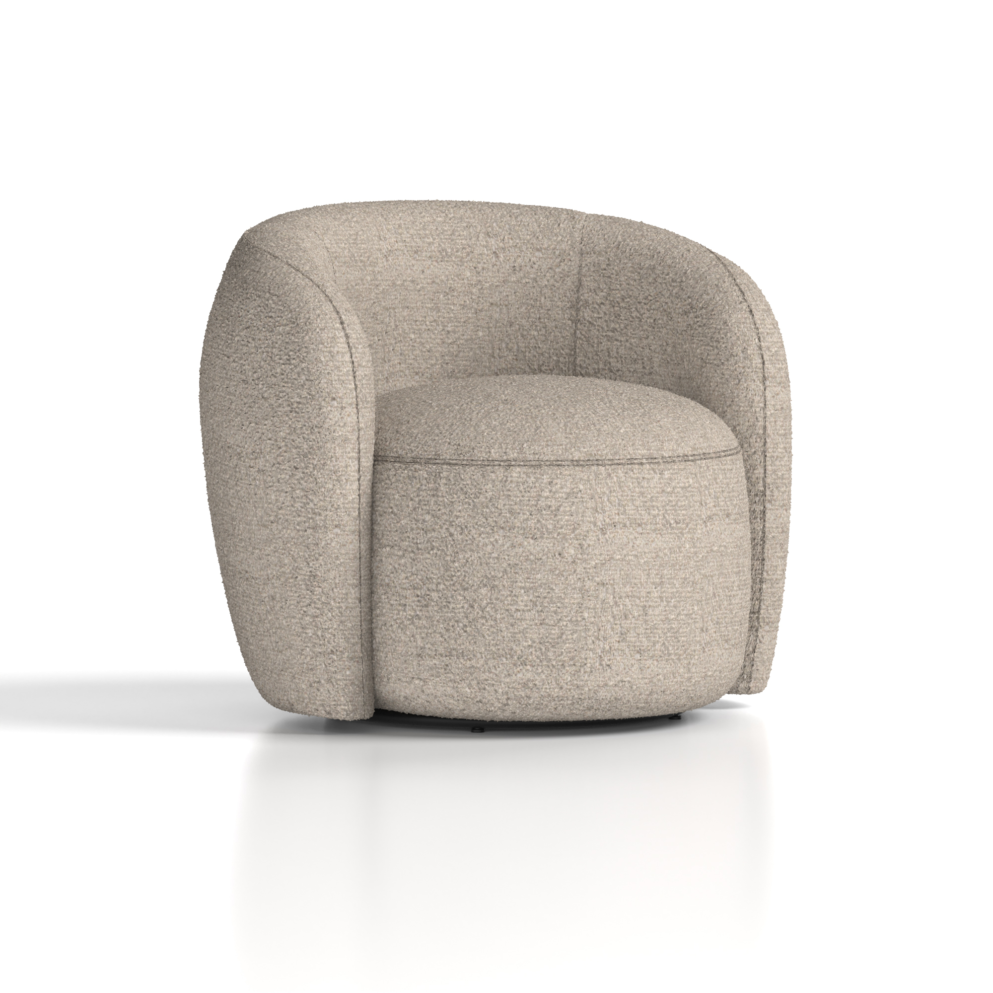 Phoebe Swivel Accent Chair — Fabric