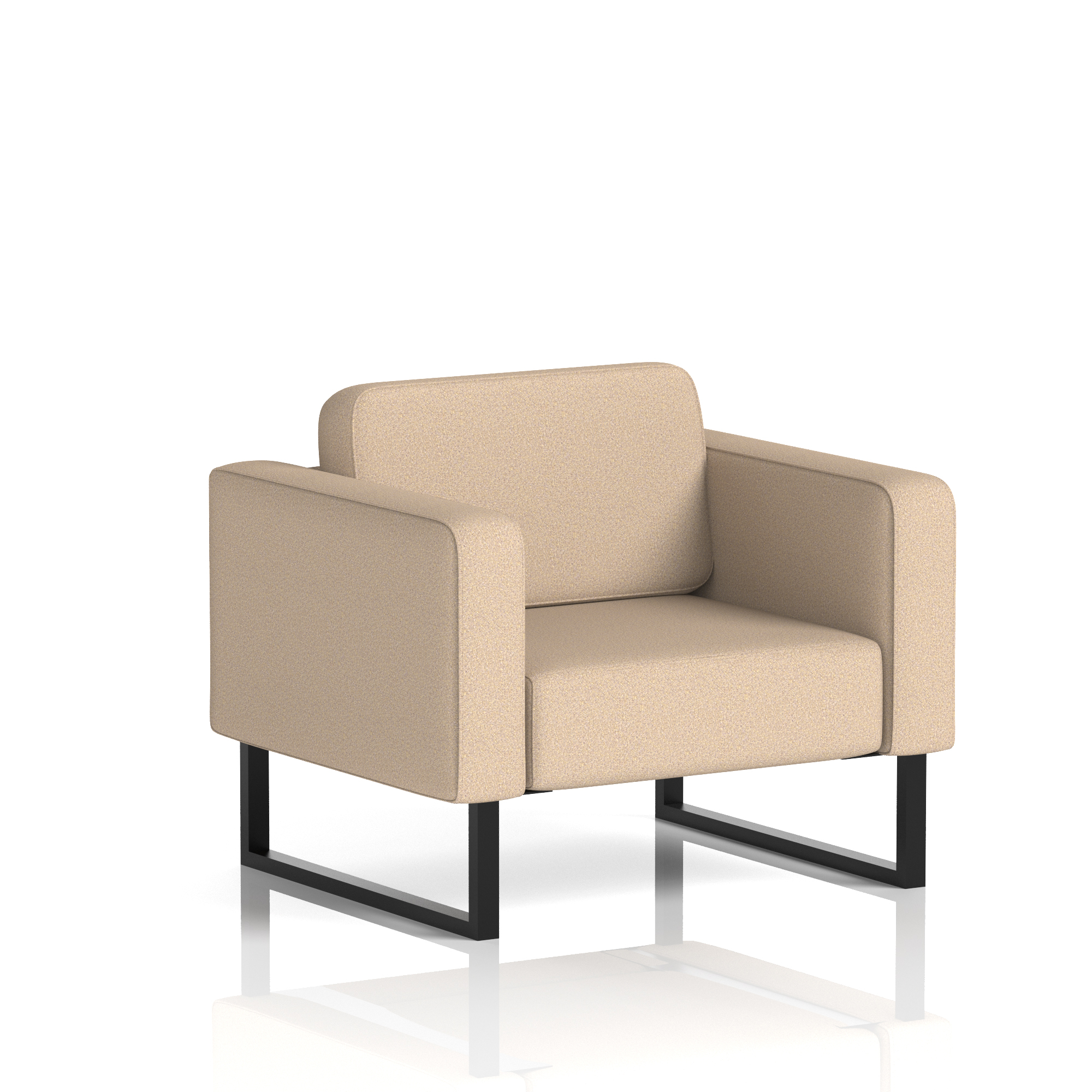 Brixworth Armchair — Affix / Black Frame