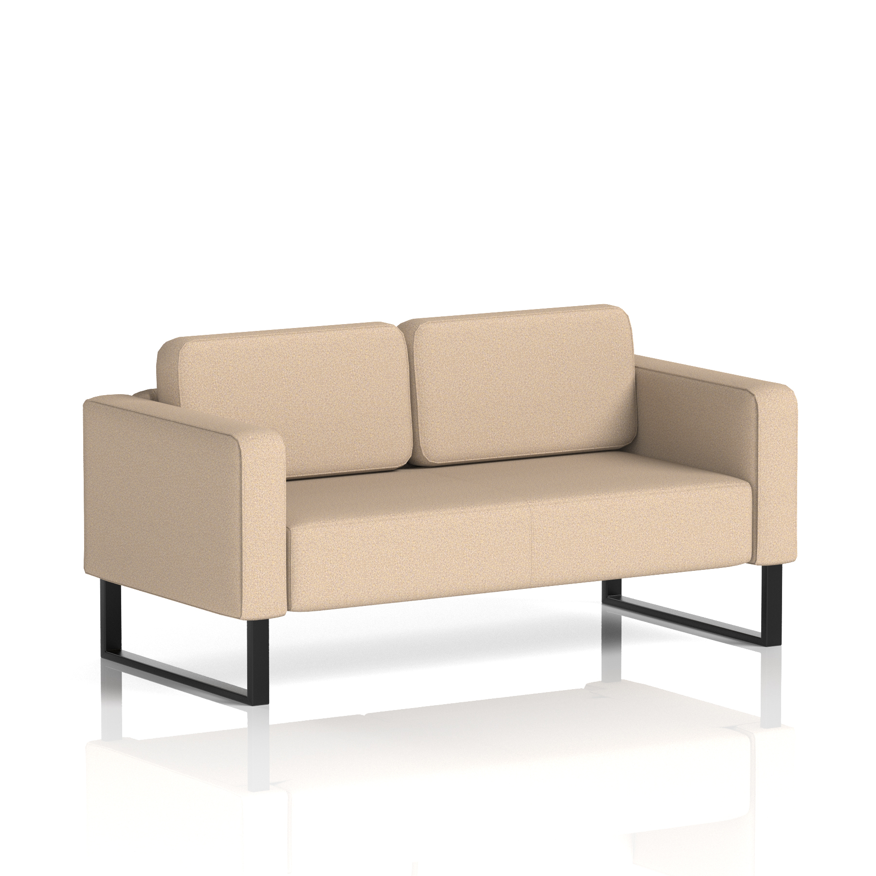 Brixworth Sofa 2 Seater — Affix / Black Frame