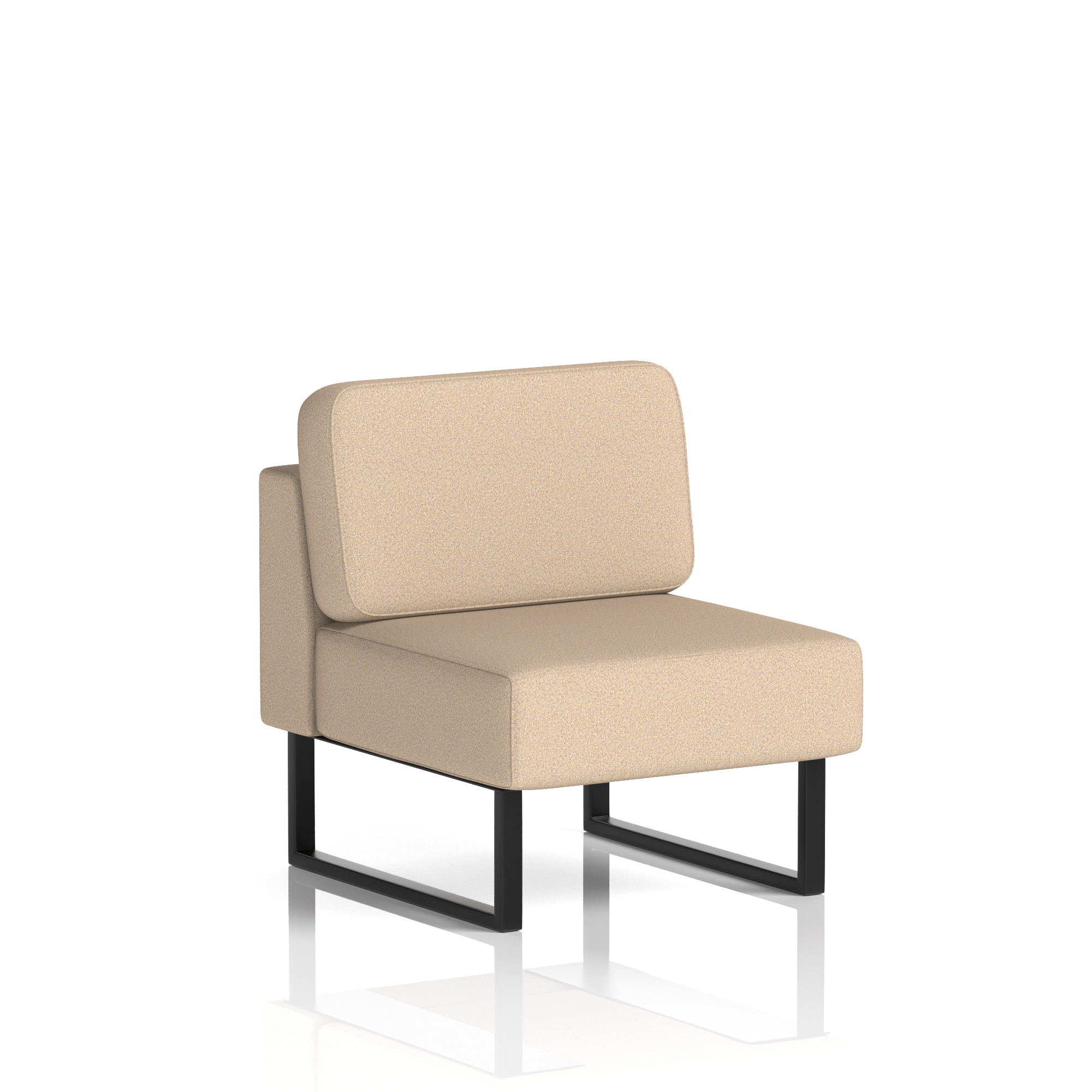 Brixworth Modular Seating Central Unit — Affix / Black Frame