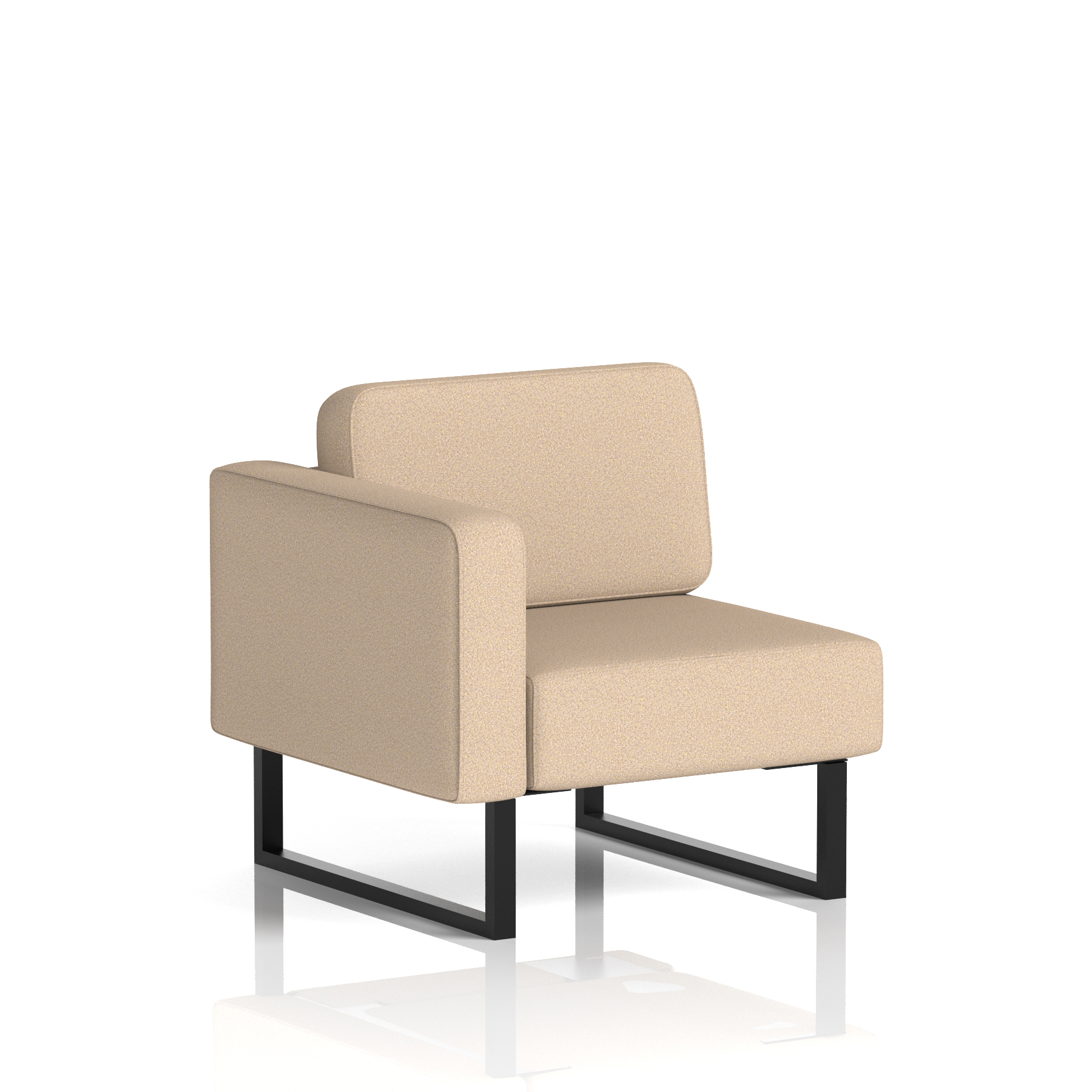 Brixworth Modular Seating Right Unit — Affix / Black Frame