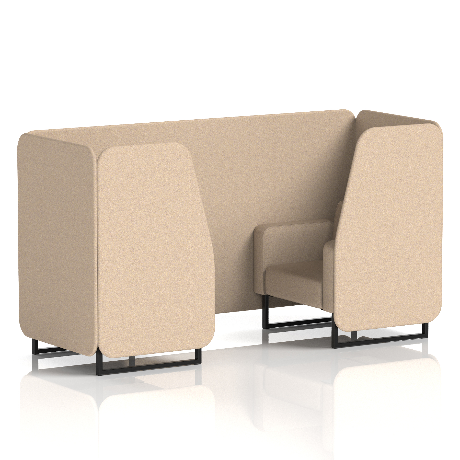 Brixworth Booth in Single Tone — Affix / Black Frame