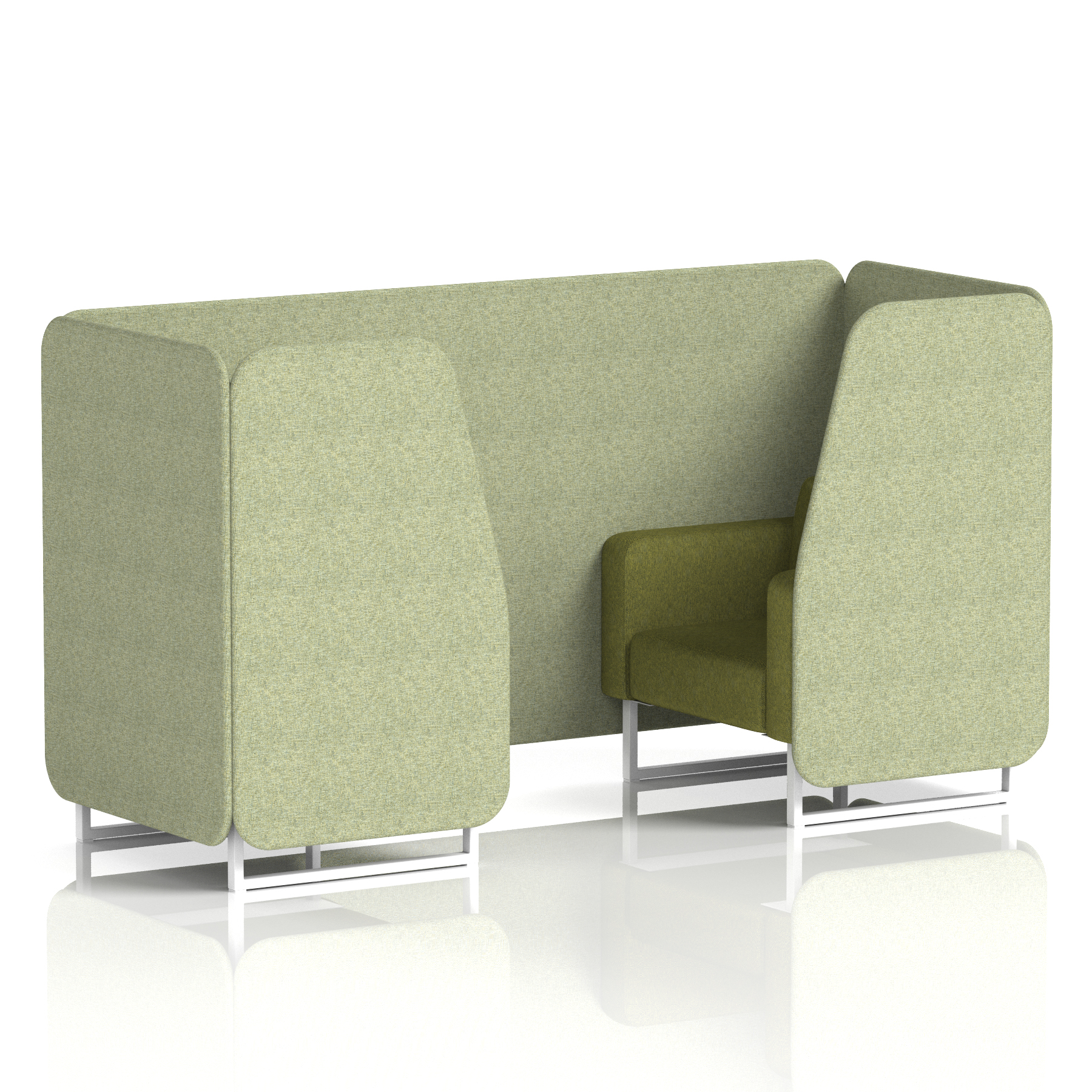 Burnish & Olive / White Frame