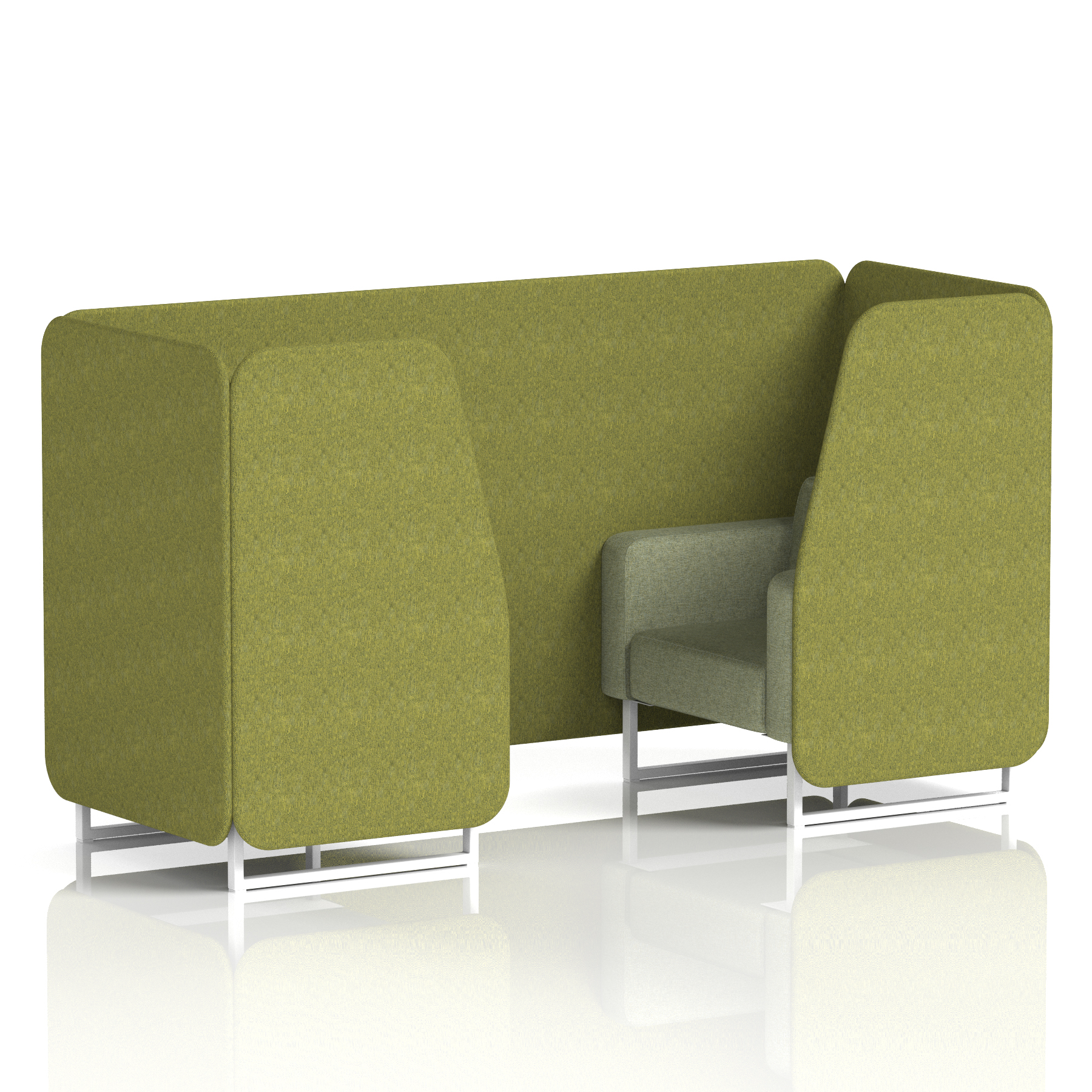 Olive & Burnish / White Frame