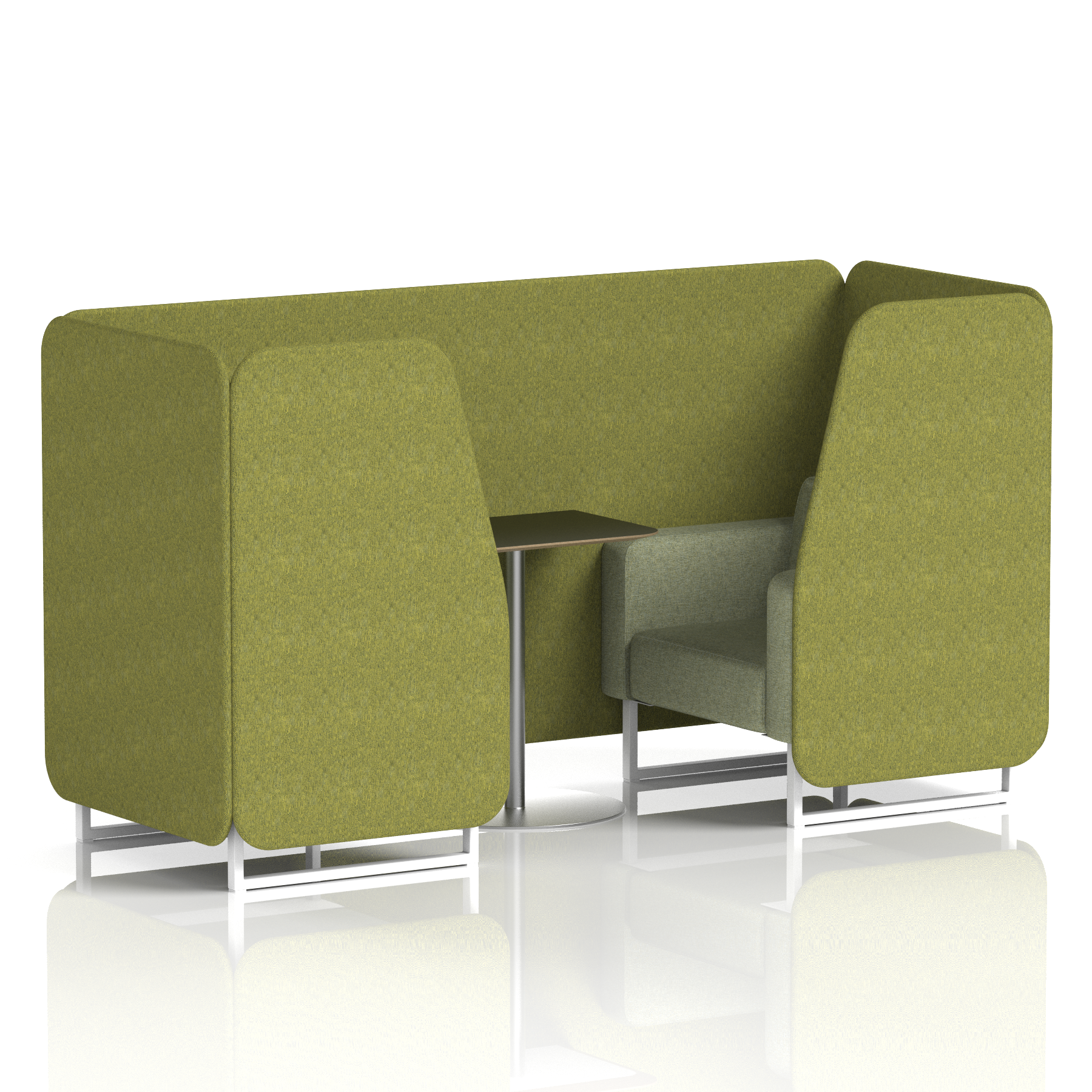 Olive & Burnish & Black / White Frame
