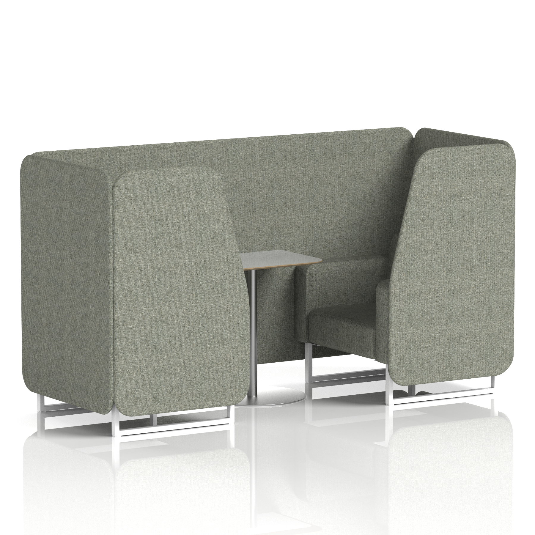 Vitreous & Grey / White Frame