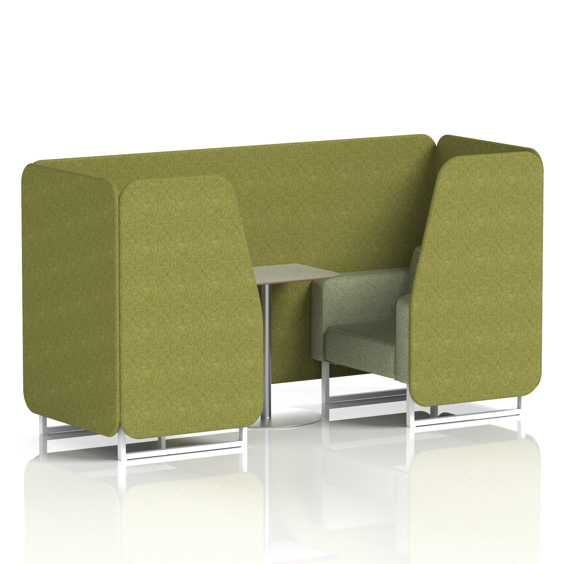 Olive & Burnish & Grey / White Frame