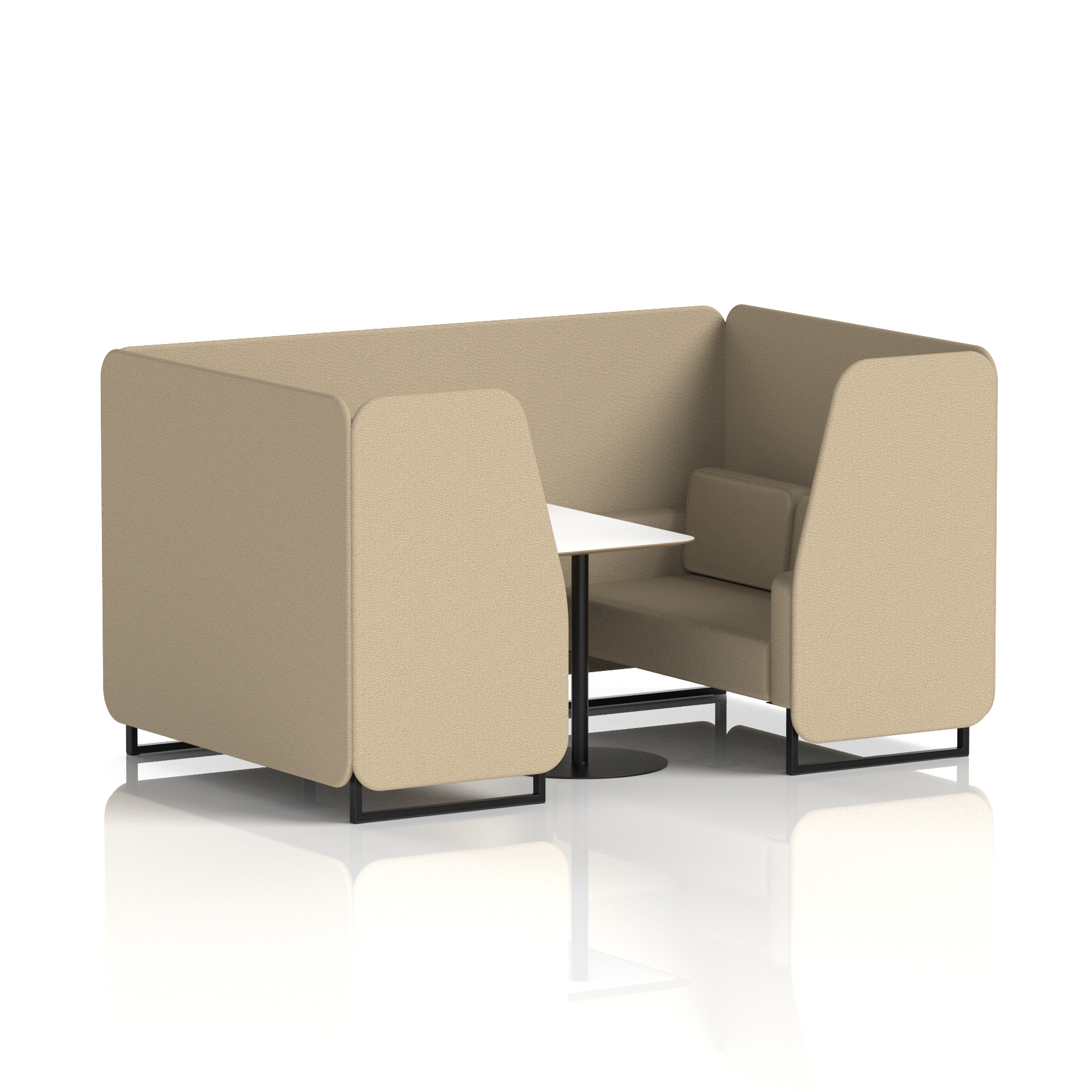 Upminster & White / Black Frame