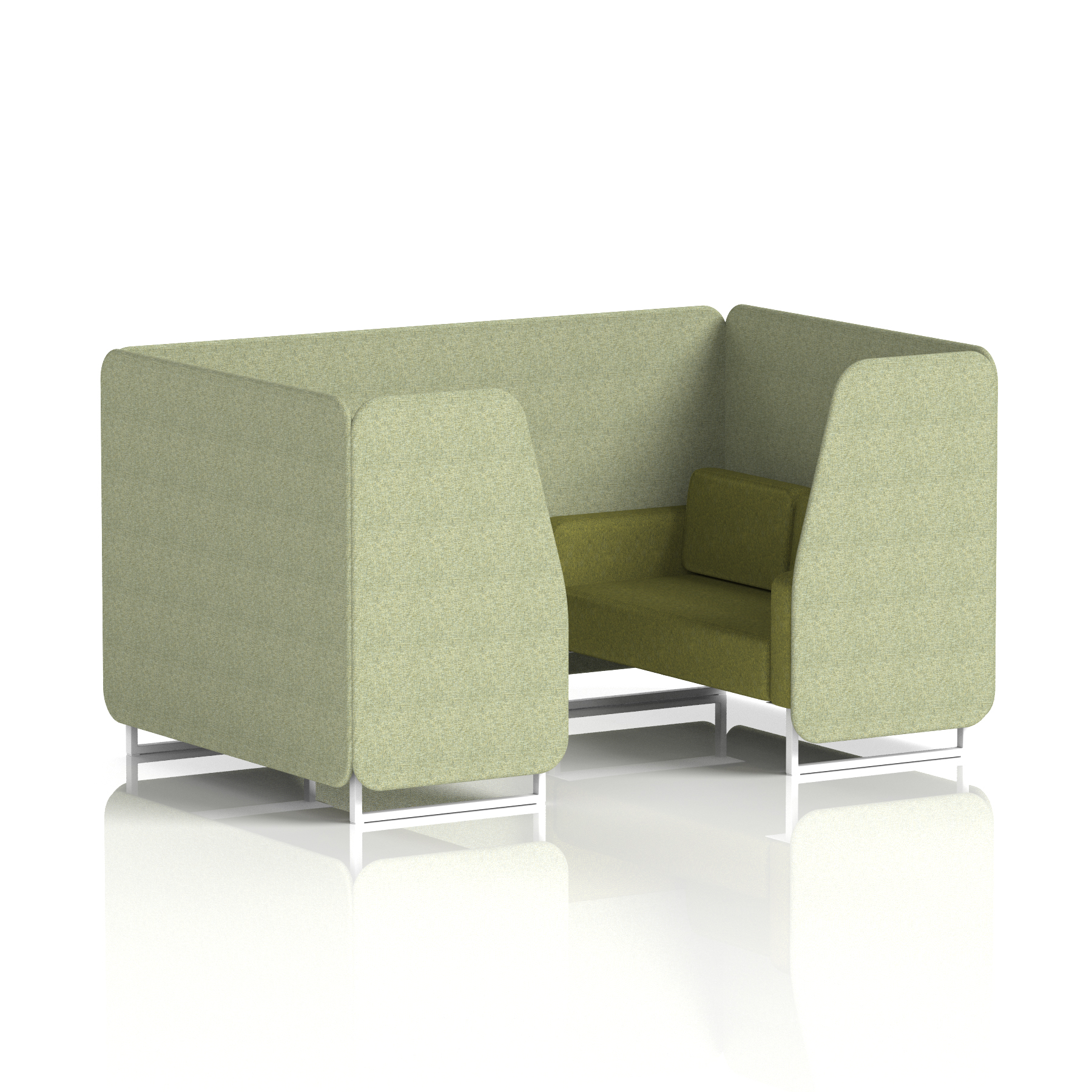 Burnish & Olive / White Frame