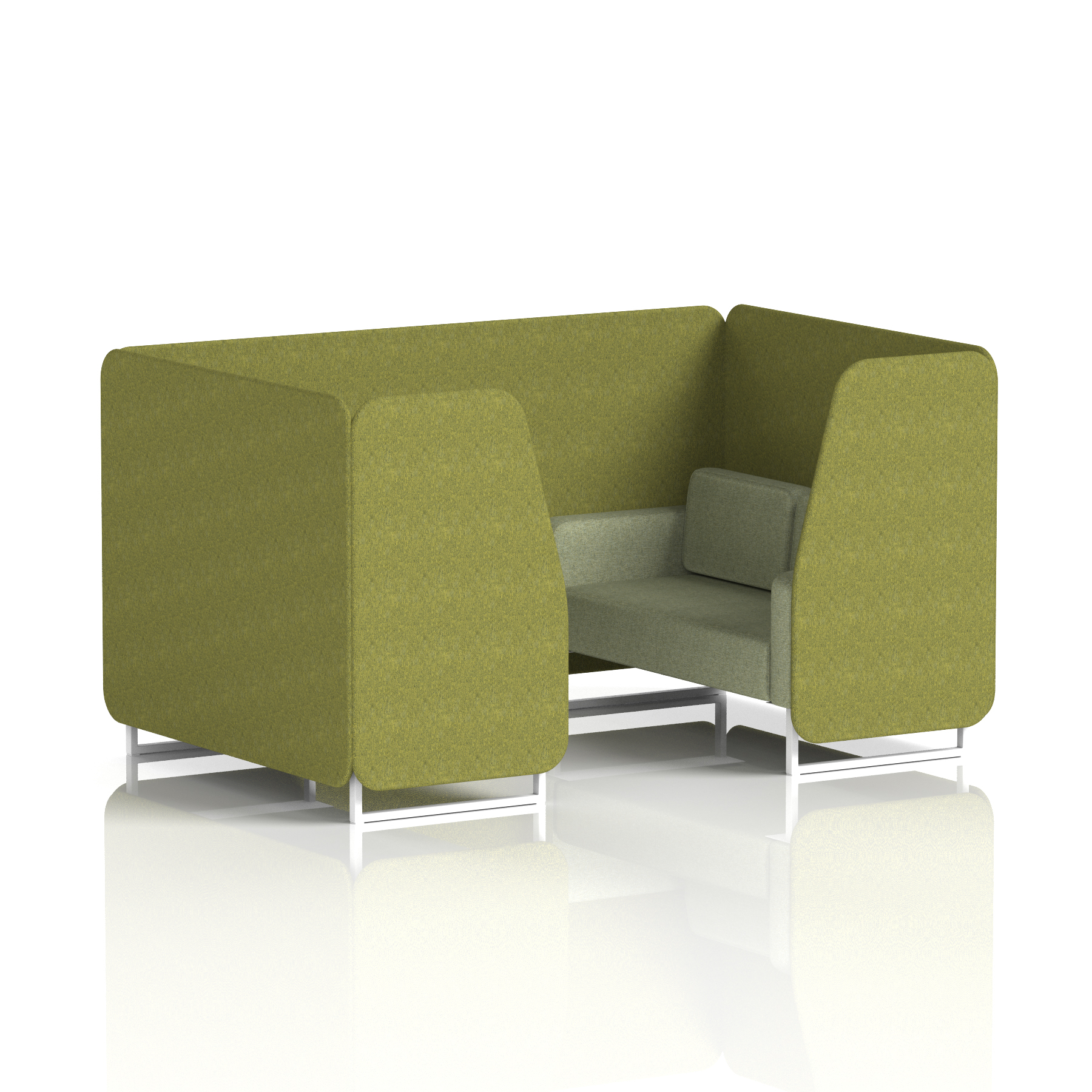 Olive & Burnish / White Frame