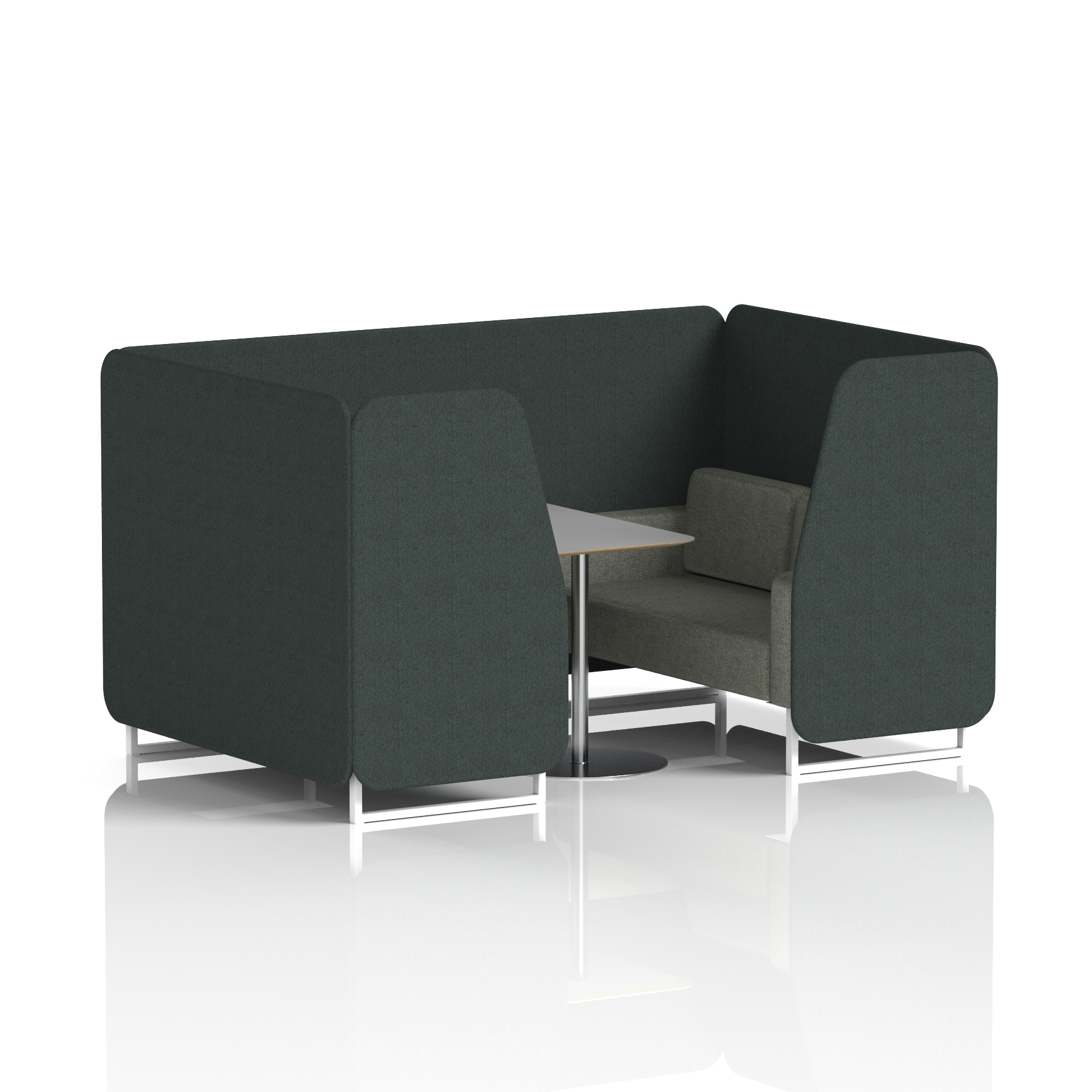 Charcoal & Vitreous & Grey / White Frame