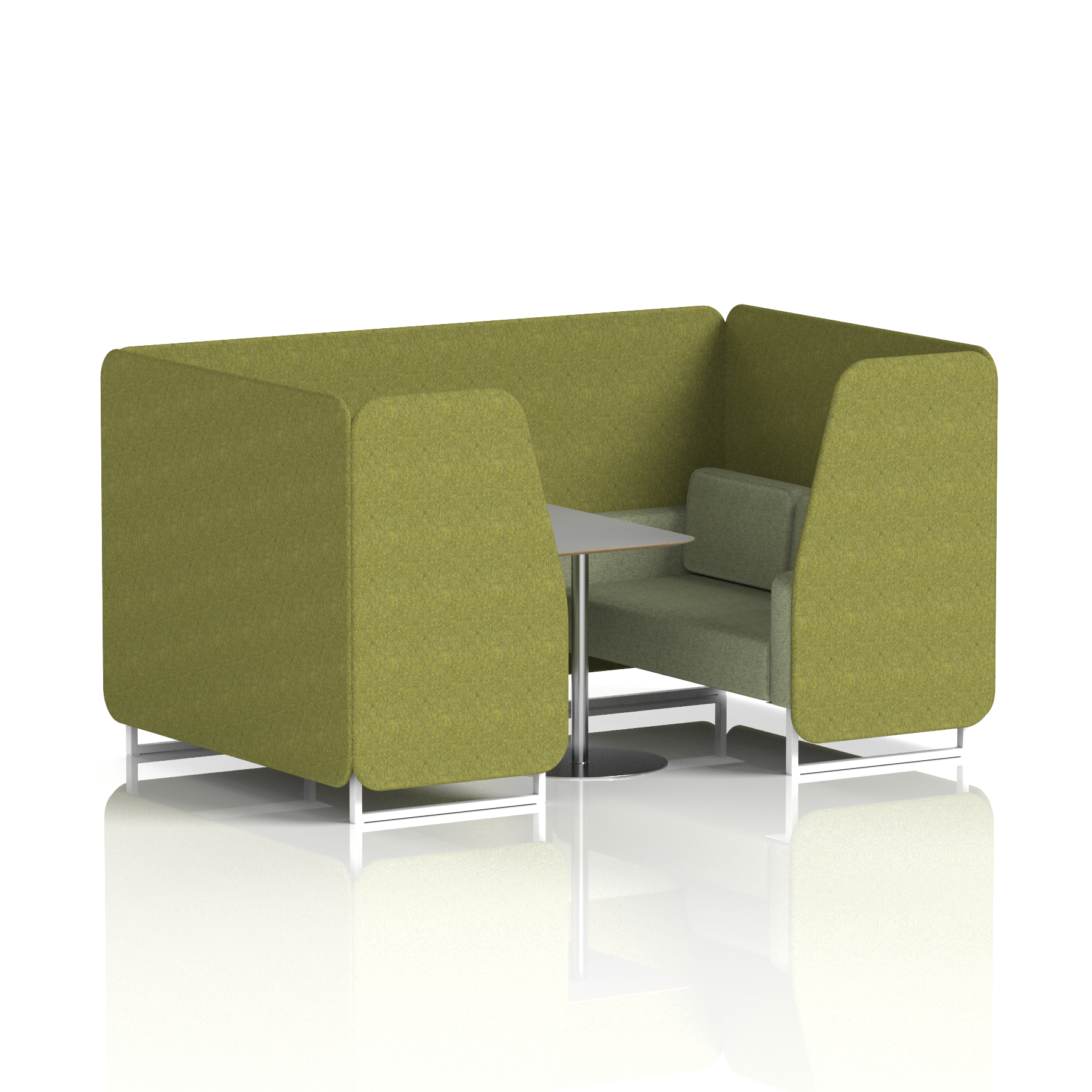 Olive & Burnish & Grey / White Frame