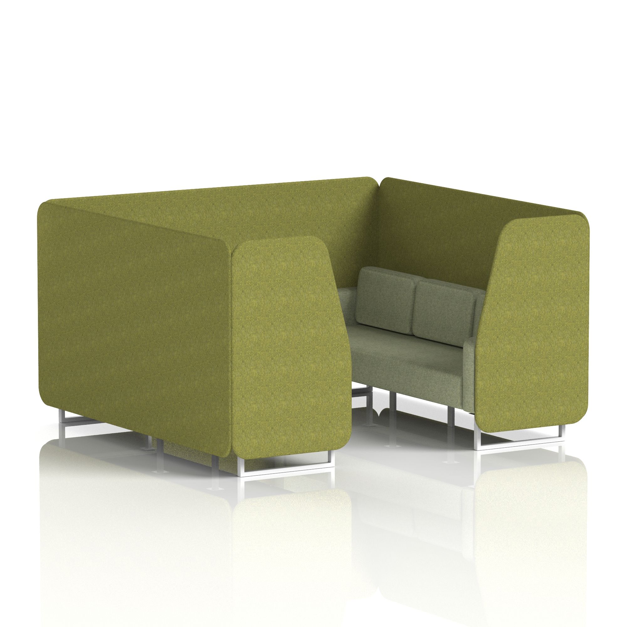 Olive & Burnish / White Frame