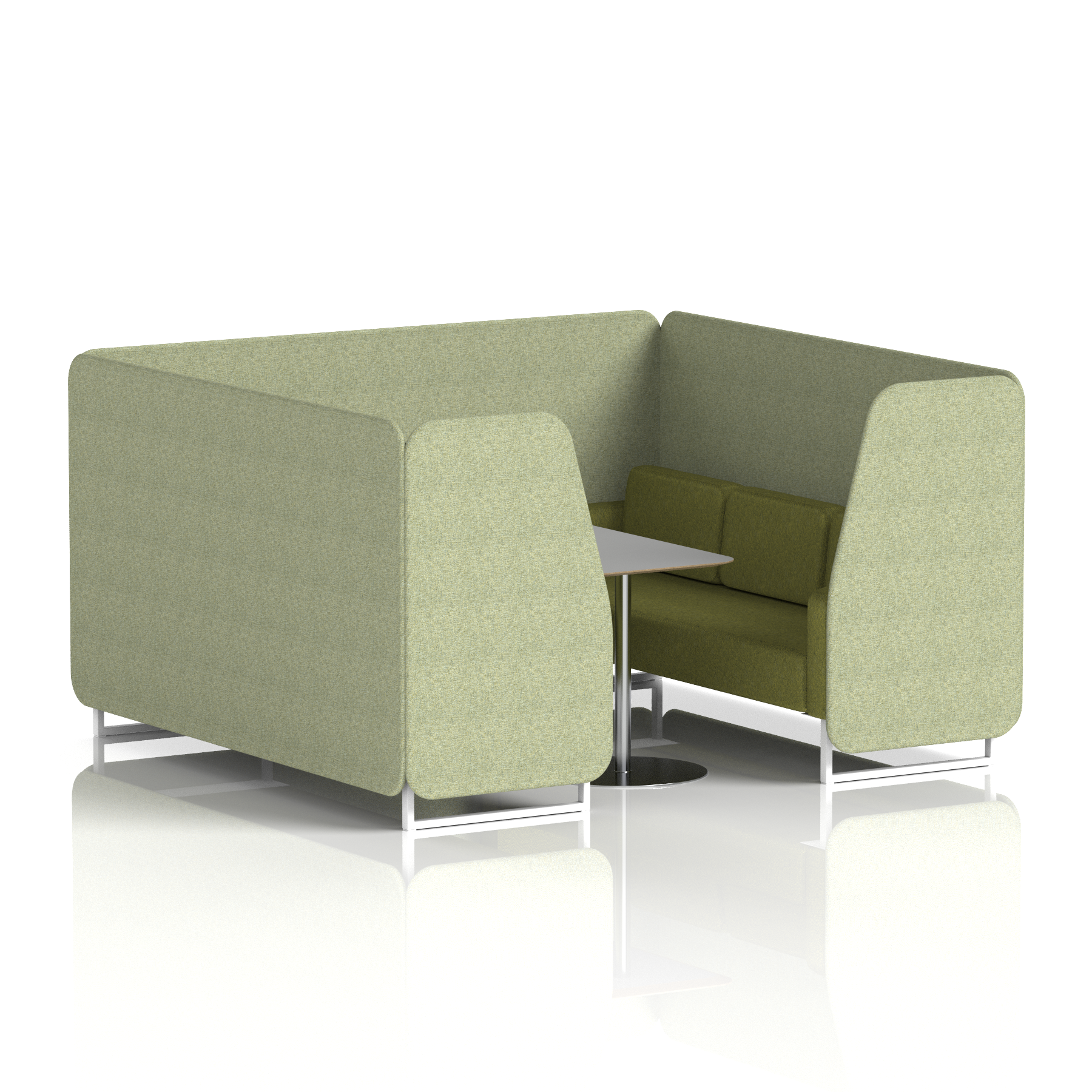 Burnish & Olive & Grey / White Frame