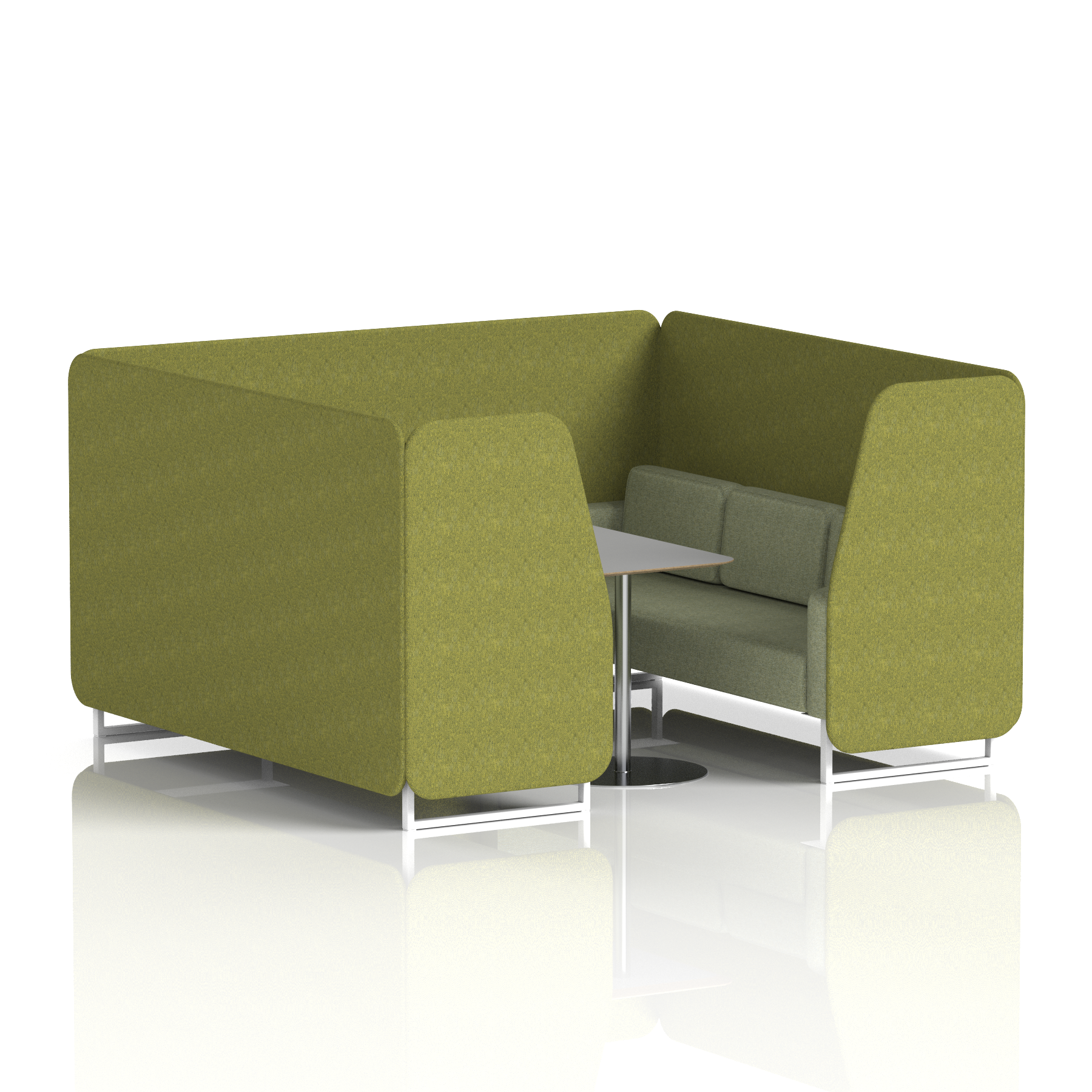 Olive & Burnish & Grey / White Frame