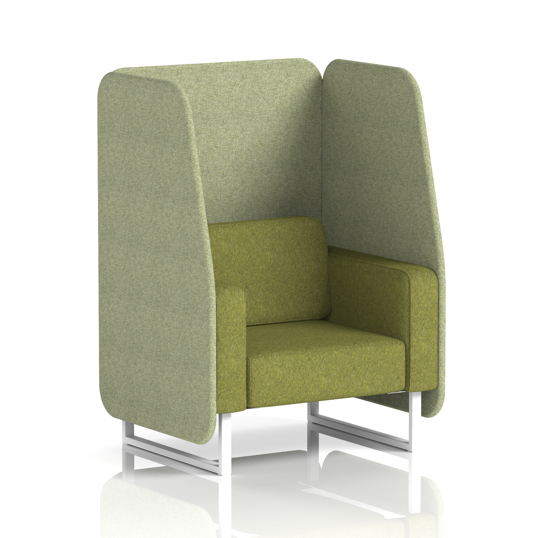 Burnish & Olive / White Frame