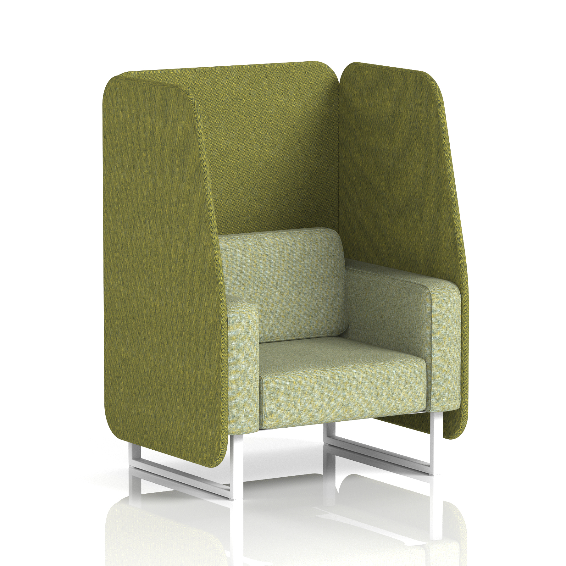 Olive & Burnish / White Frame