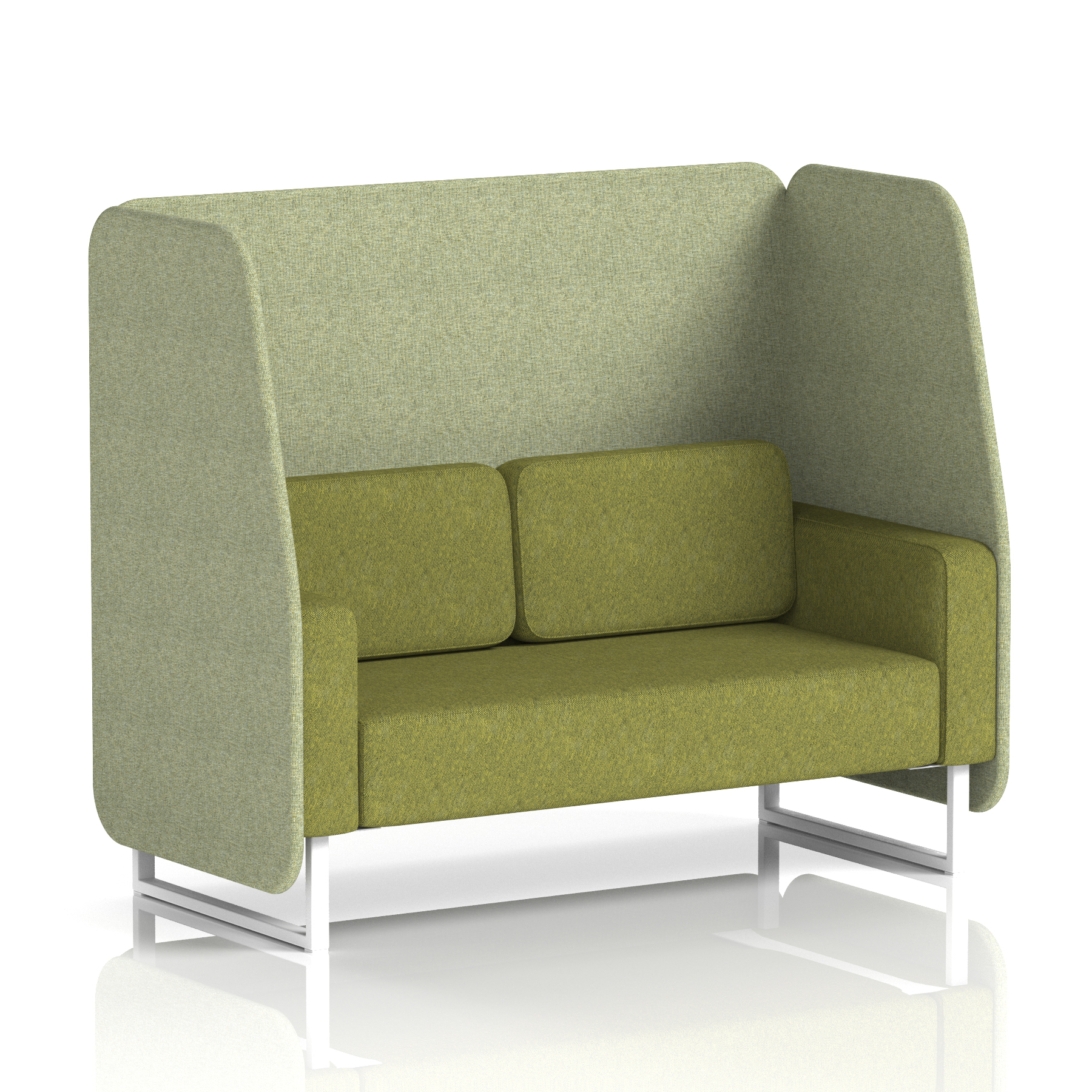 Burnish & Olive / White Frame