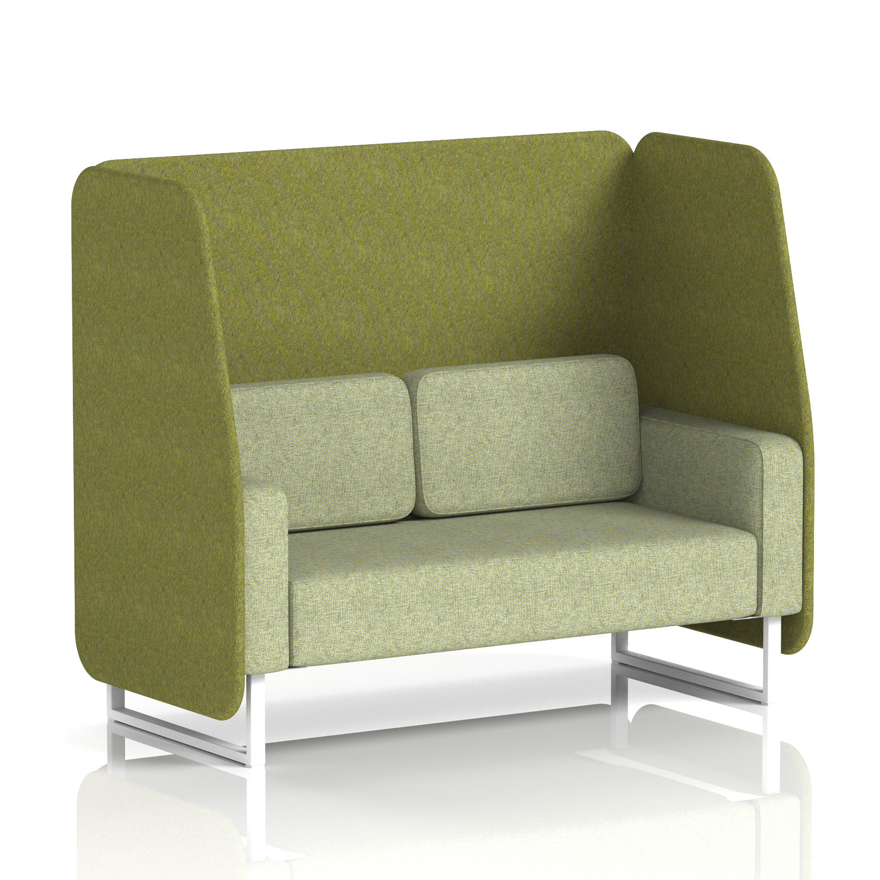 Olive & Burnish / White Frame