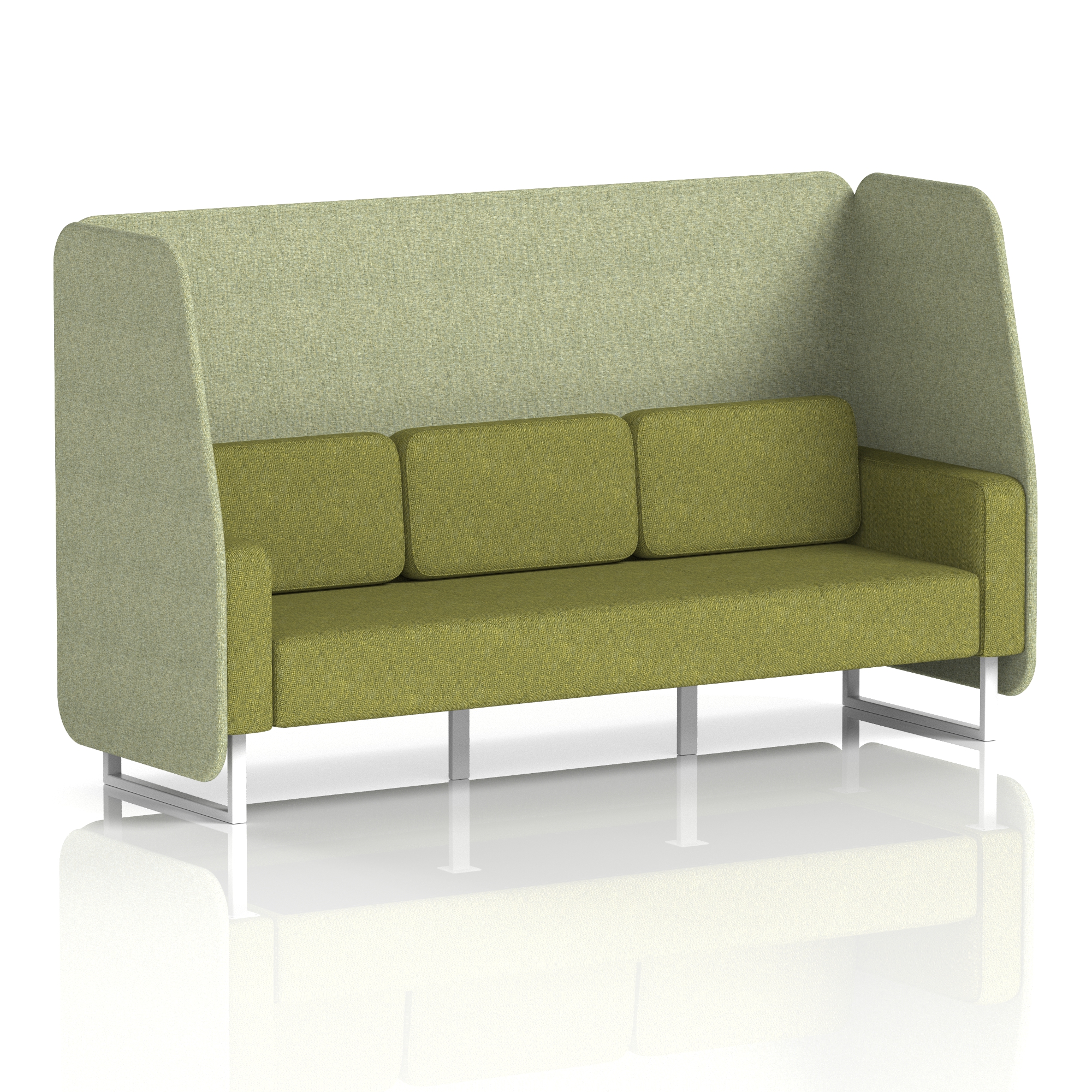 Burnish & Olive / White Frame