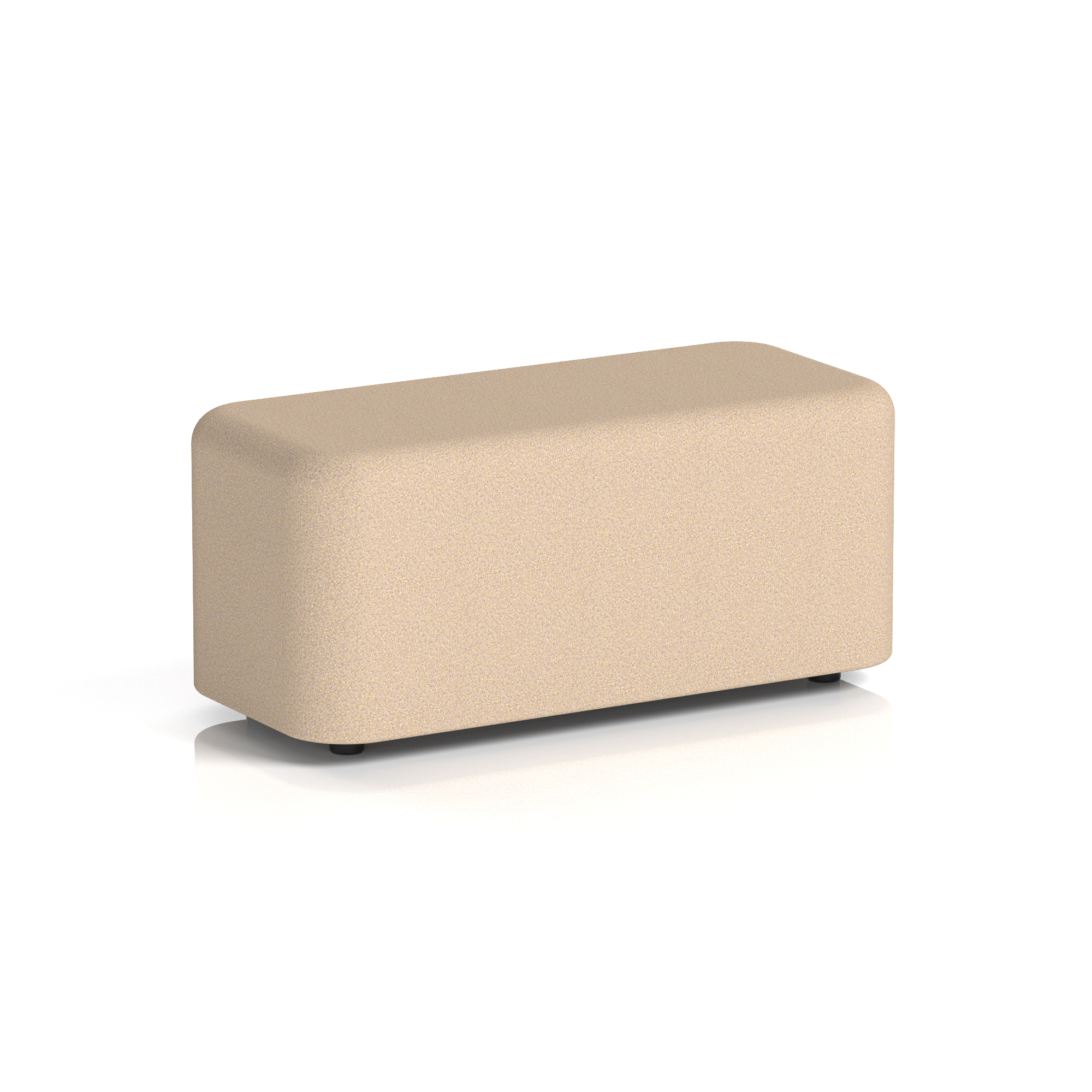 Harlestone Rectangular Stool in Single Tone — Affix